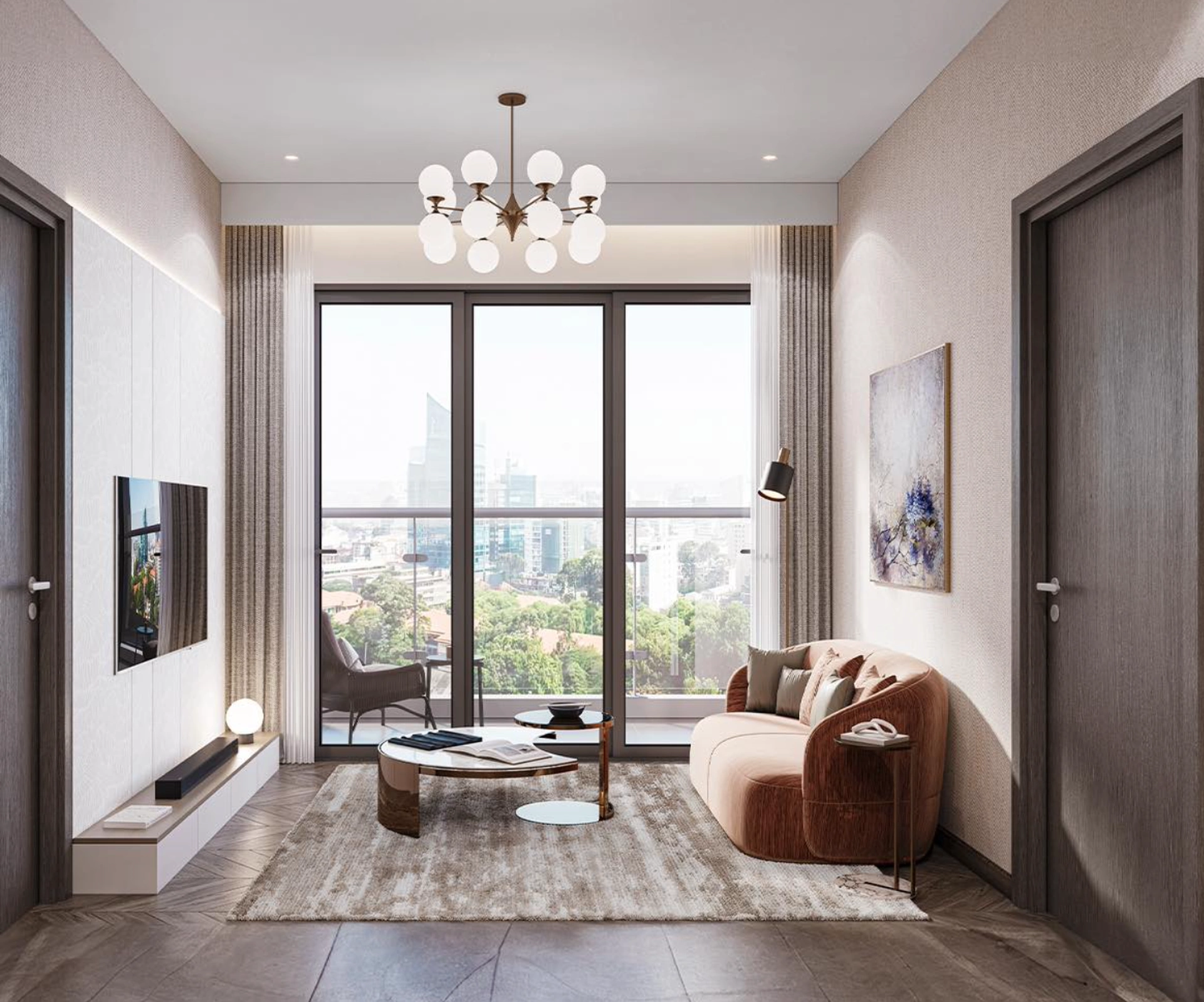 Thiết kế căn hộ 2PN toà ATMOS LUMIÈRE Evergreen có gì mà hút khách hàng trẻ tuổi?