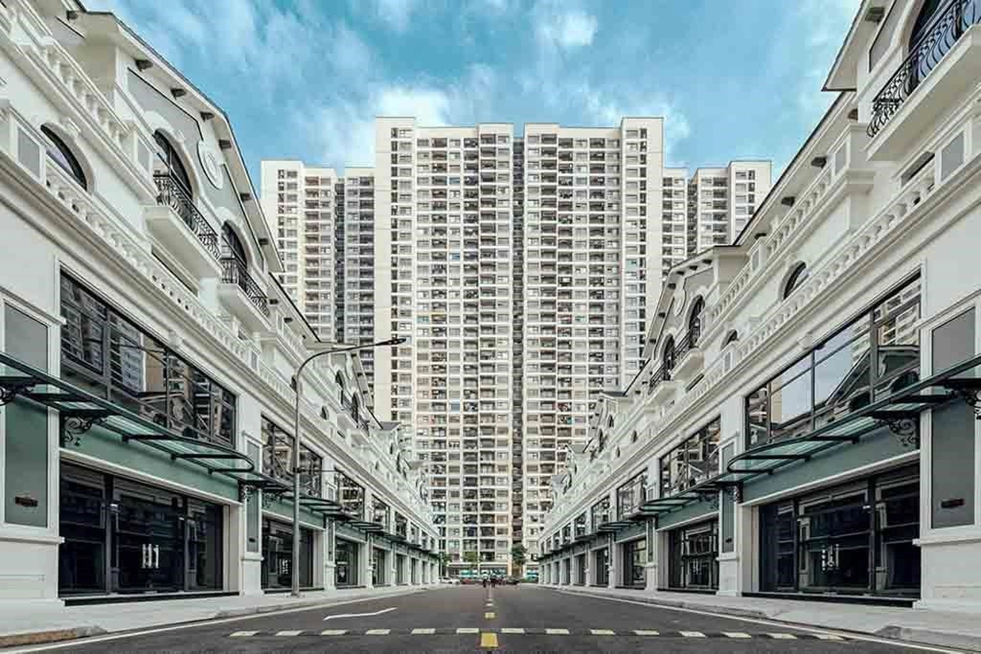Vị trí dãy shophouse cho thuê chung cư Smart City nằm ở đâu ?