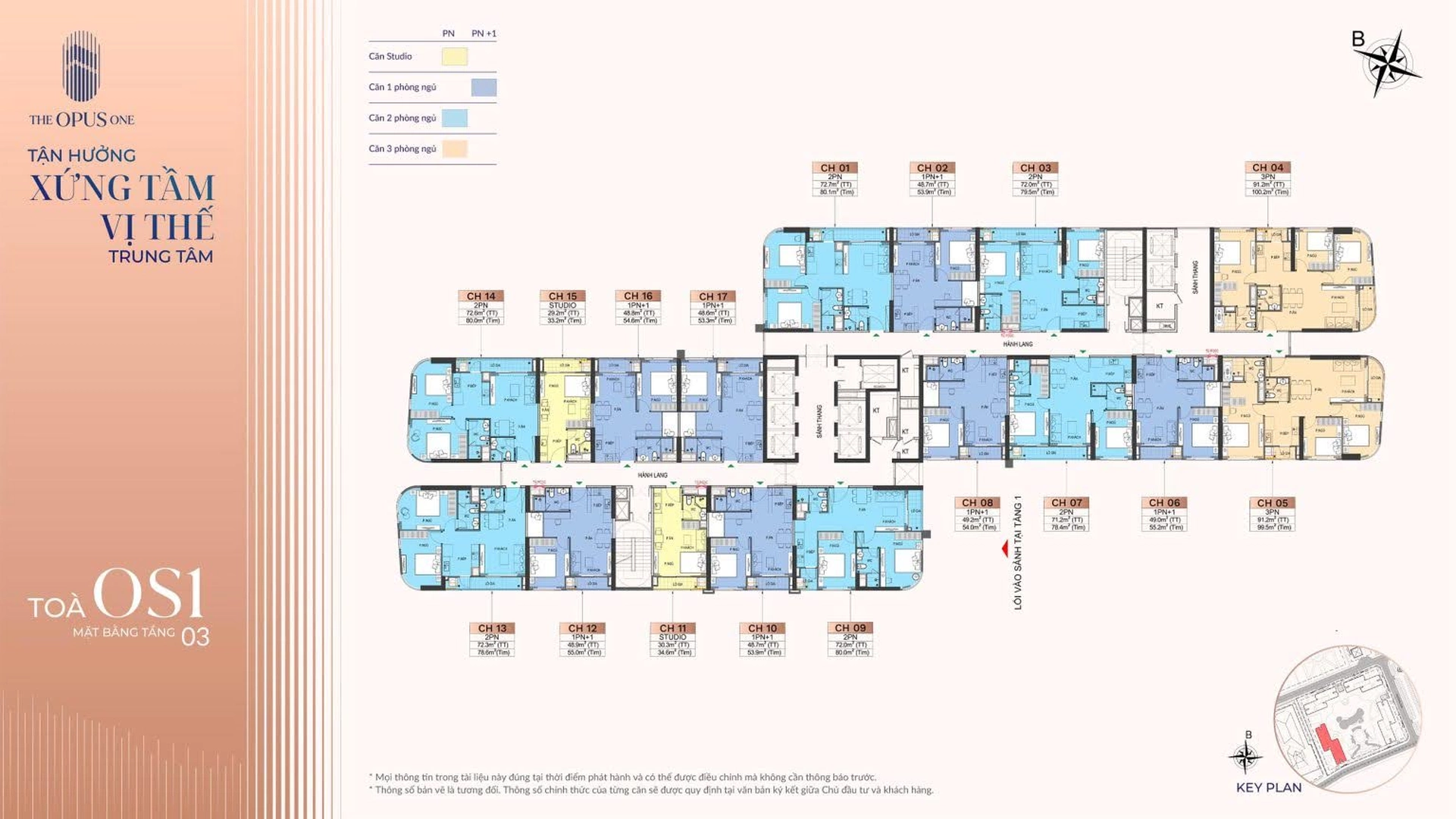 Layout mặt bằng phân khu The Opus One Vinhomes Grand Park có gì nổi bật?