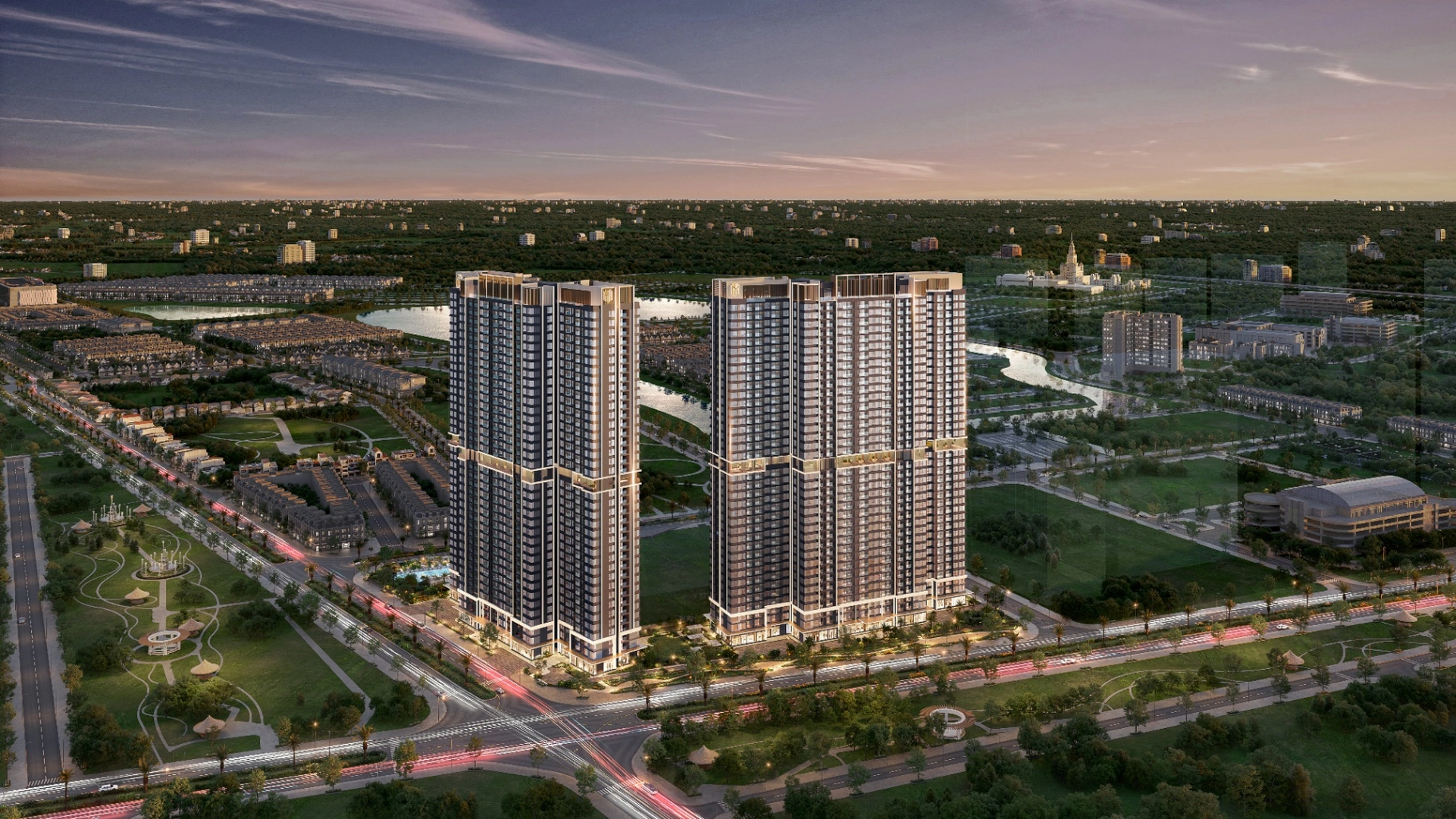 "3 giá trị - 8 kết nối - 32 ưu quyền" tại dự án Masteri Lakeside là gì?