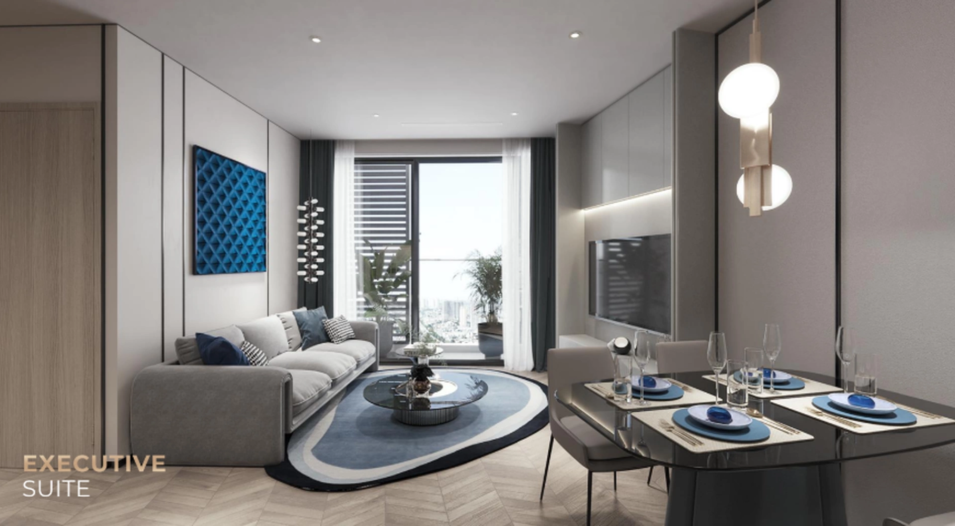Layout căn hộ cao cấp The Continental tại dự án Imperia Signature