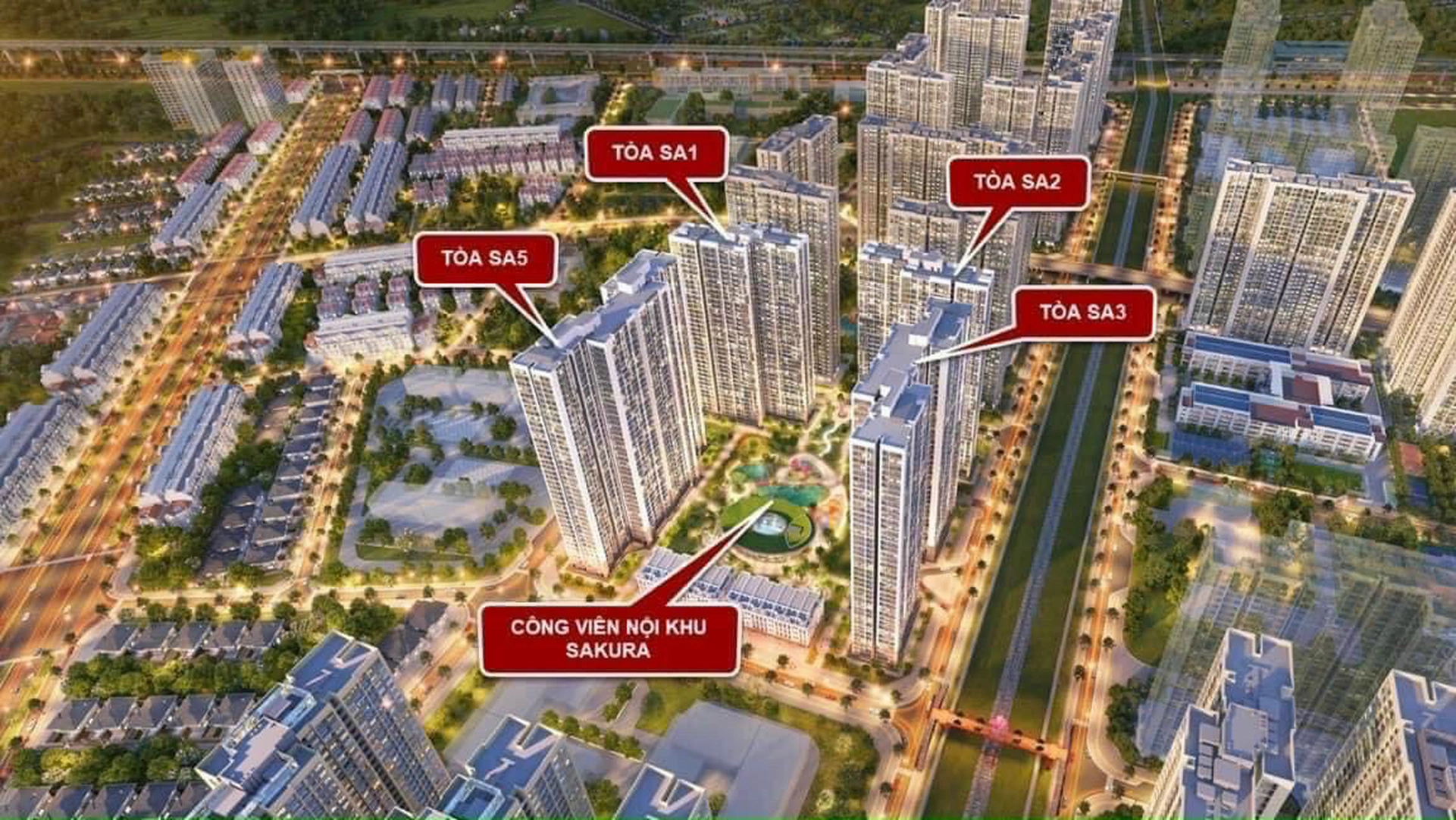 Bán căn hộ The Sakura Vinhomes Smart City tòa SA1 chi tiết nhất