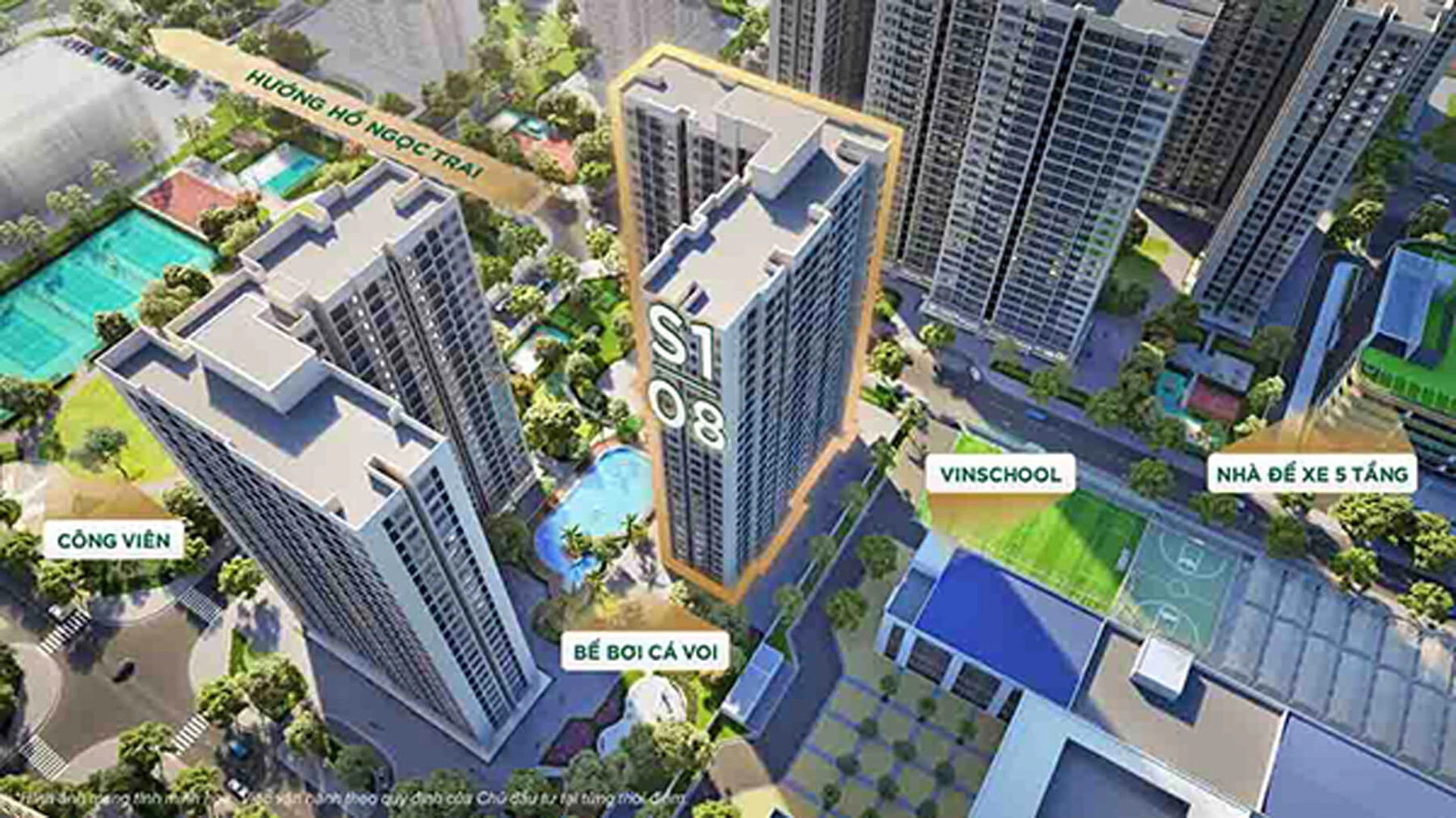 Tòa S1.08 The Sapphire 1 Vinhomes Ocean Park