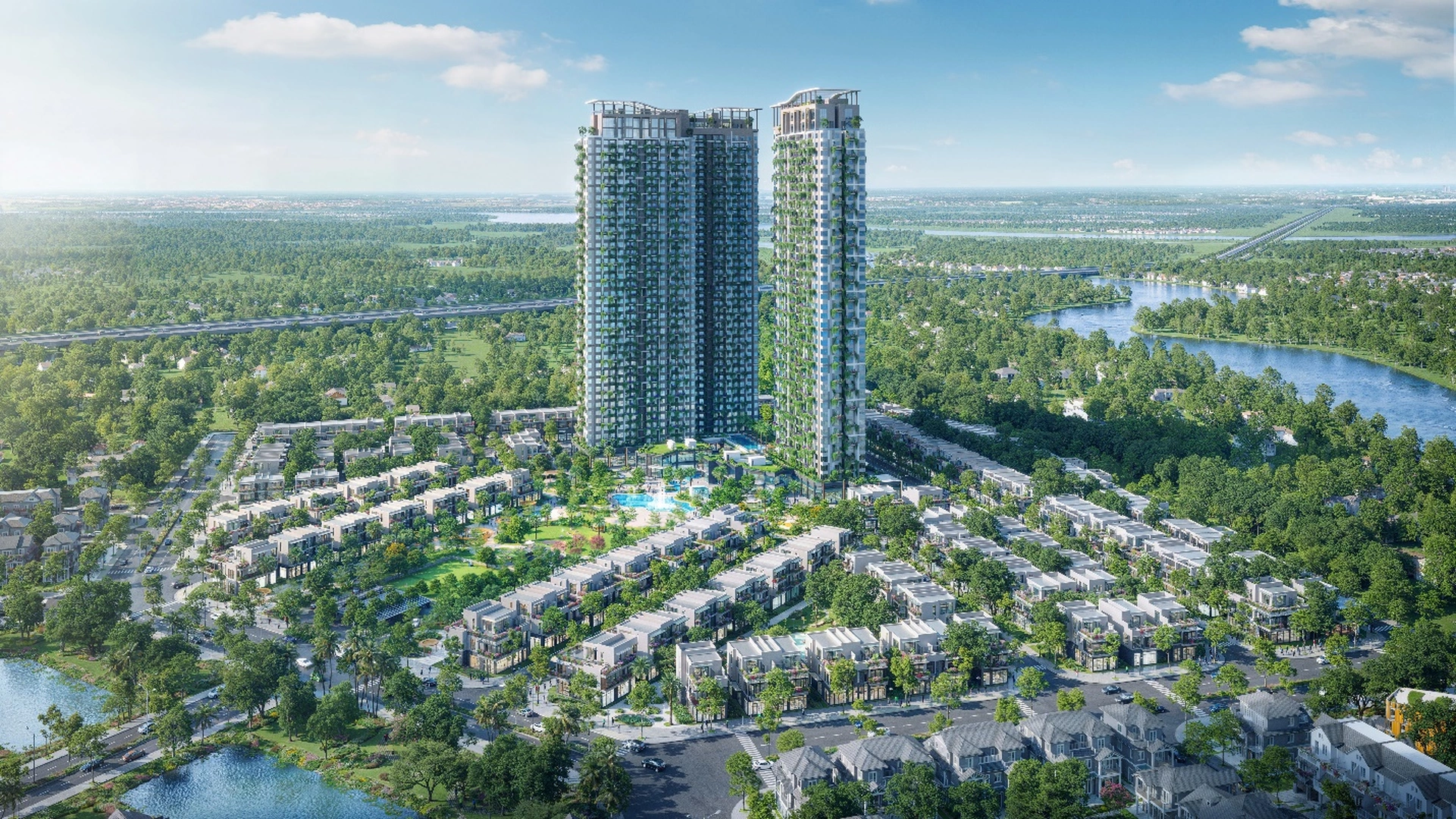Tháp đôi Sky Retreat: Biểu tượng sống nghỉ dưỡng giữa mây trời tại Eco Retreat
