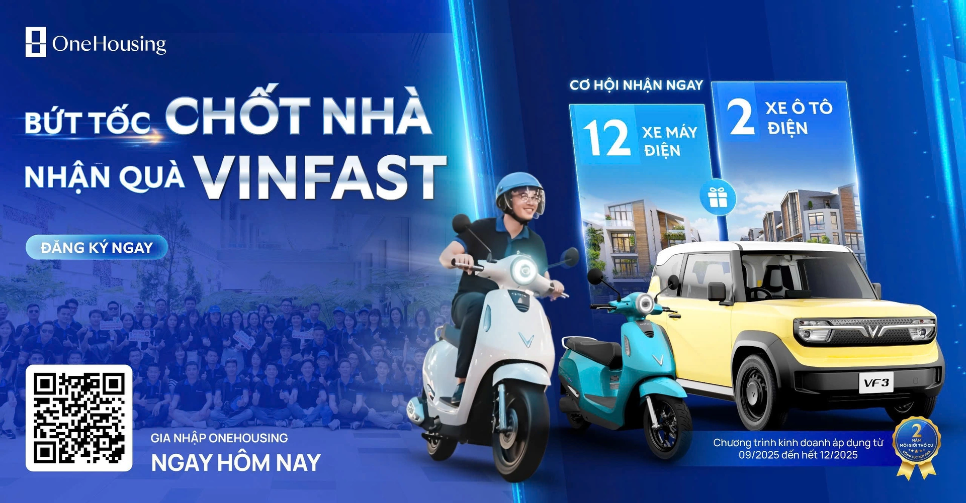 Bứt phá giới hạn, rinh ngay xe điện với "Bứt tốc chốt nhà - Nhận quà VinFast"