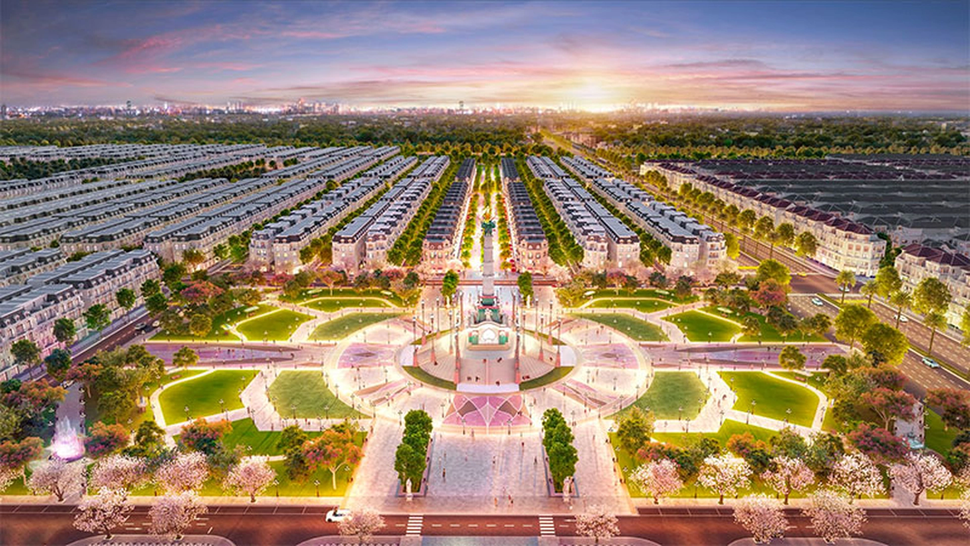 Cập nhật tiến độ hoàn thiện mới nhất của quảng trường Kinh Đô Ánh Sáng Vinhomes Ocean Park 2