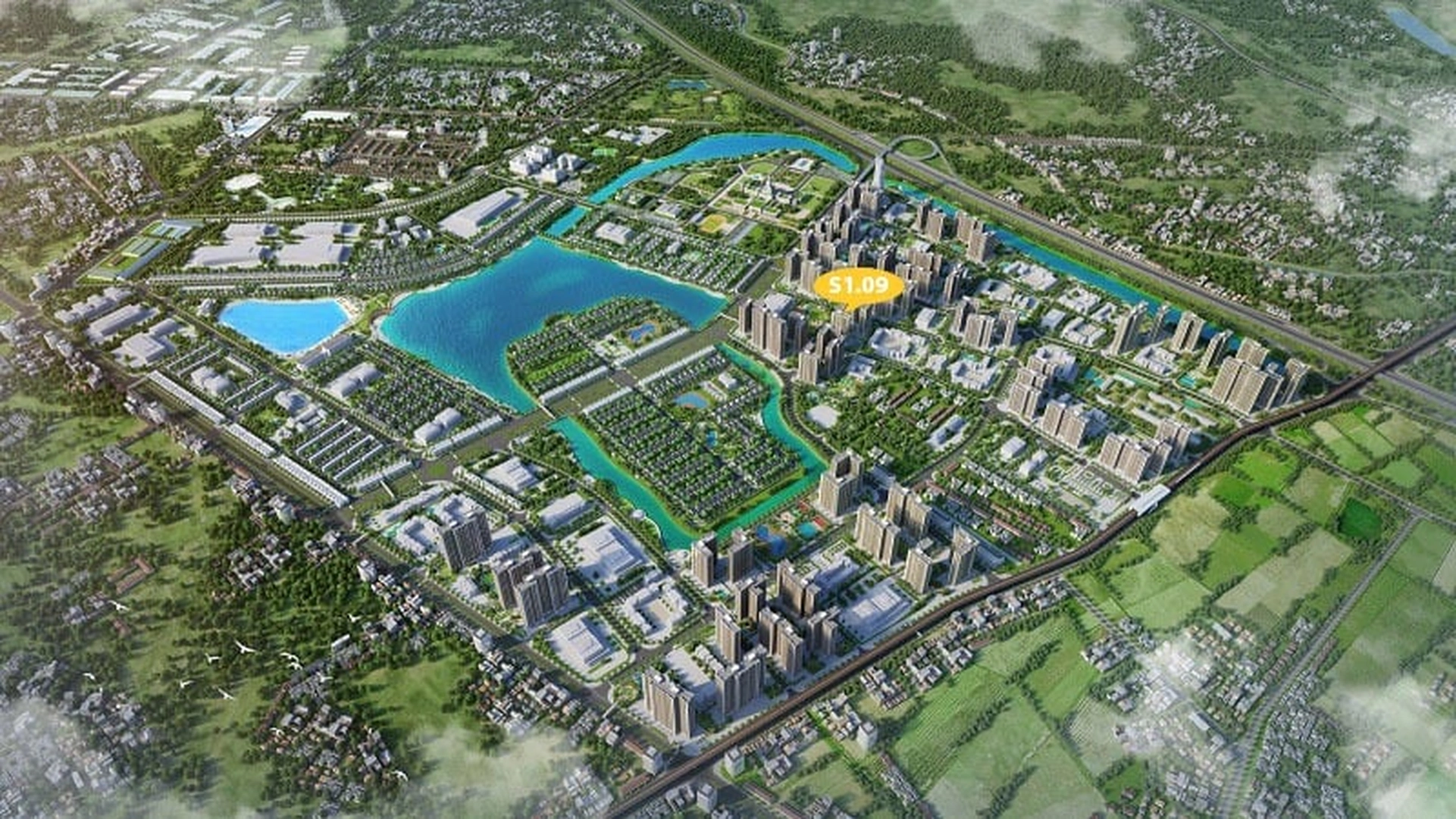 Tòa S1.09 Vinhomes Ocean Park Gia Lâm có bao nhiêu căn góc? 