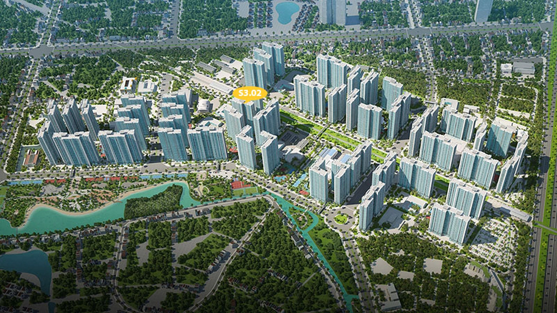 Tòa S3.02 Vinhomes Smart City có bao nhiêu căn góc?