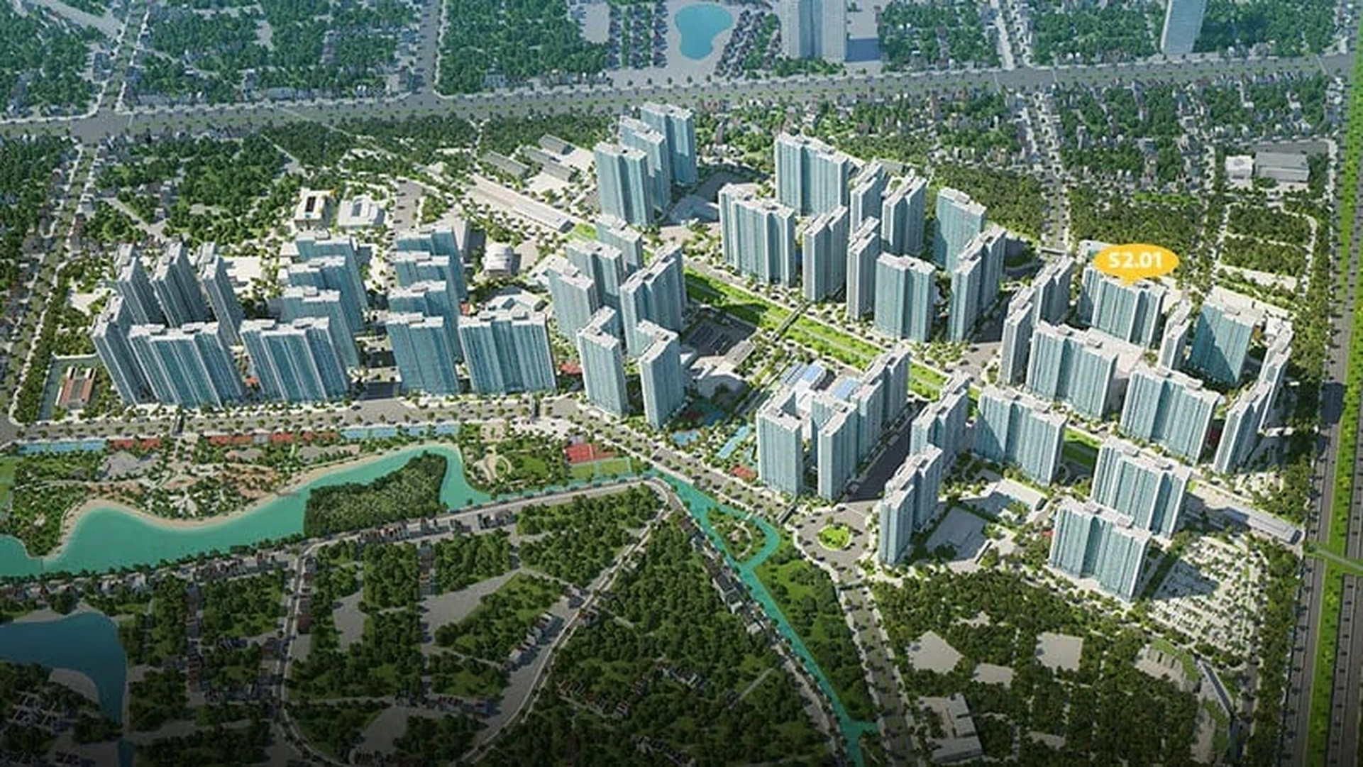 Tòa S2.01 Vinhomes Smart City có bao nhiêu căn góc?