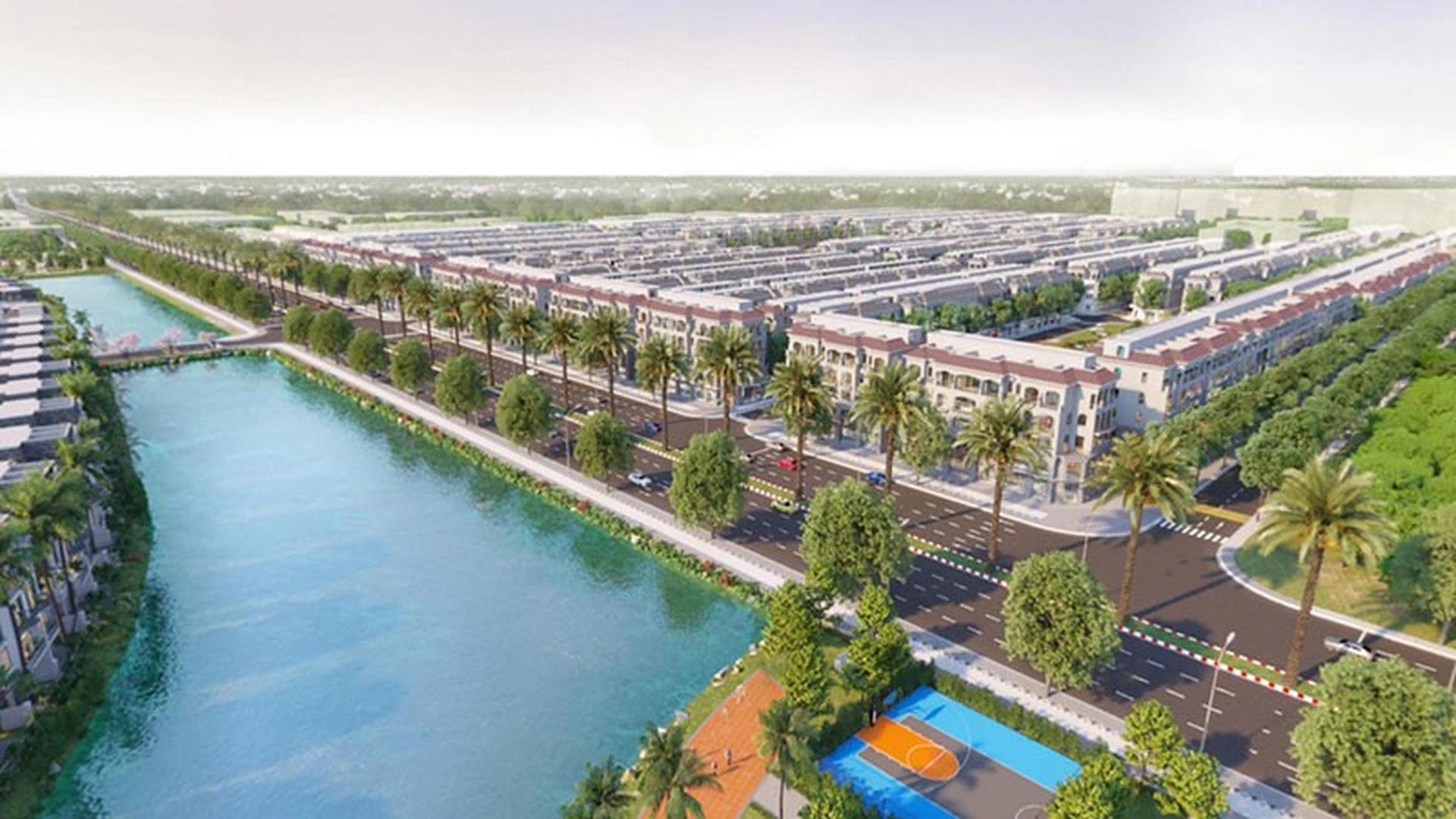 Shophouse xẻ khe 120m2, mặt tiền 7,5m trục Chà Là 5 phân khu Chà Là bao nhiêu tiền 1m2?