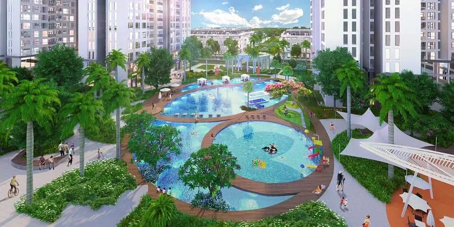 Hồ bơi tại Vinhomes Grand Park Quận 9 có cho khách bên ngoài sử dụng?
