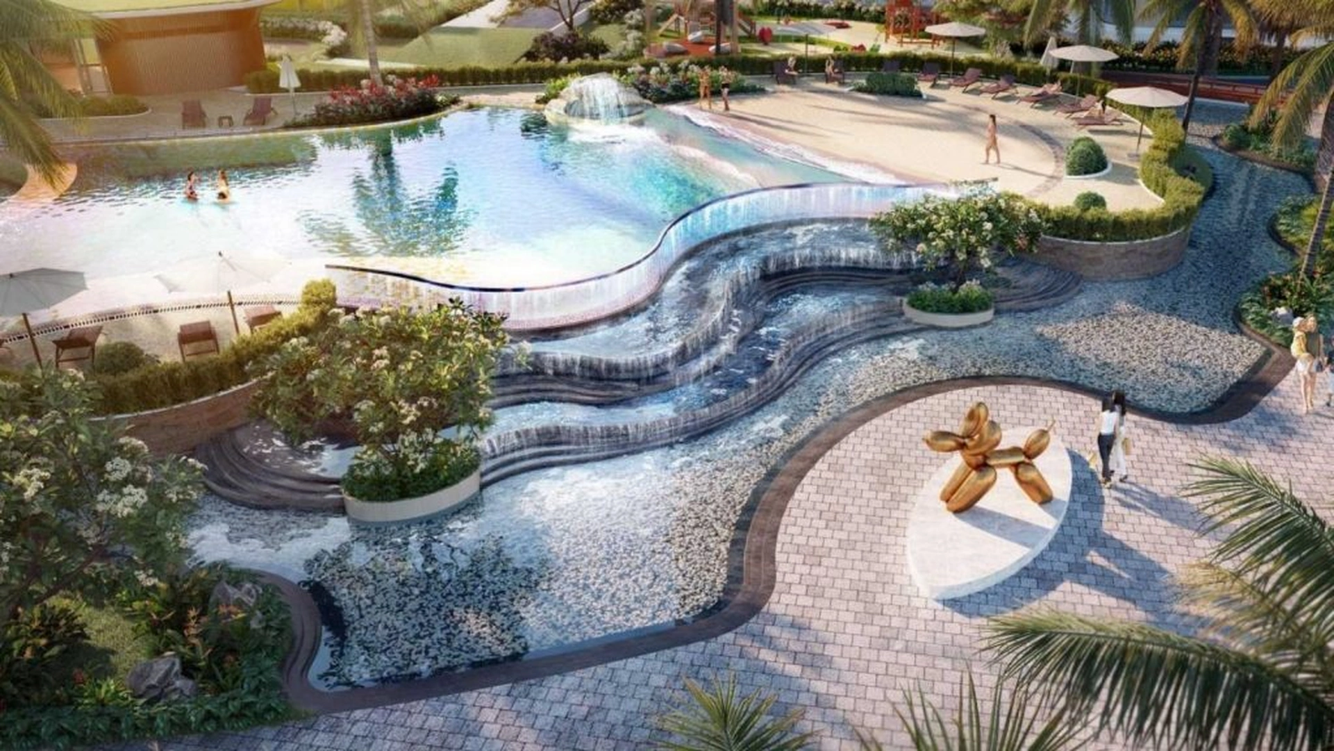 Vinhomes Grand Park Quận 9 có bao nhiêu hồ bơi nội khu? Các hồ bơi sâu và rộng bao nhiêu?