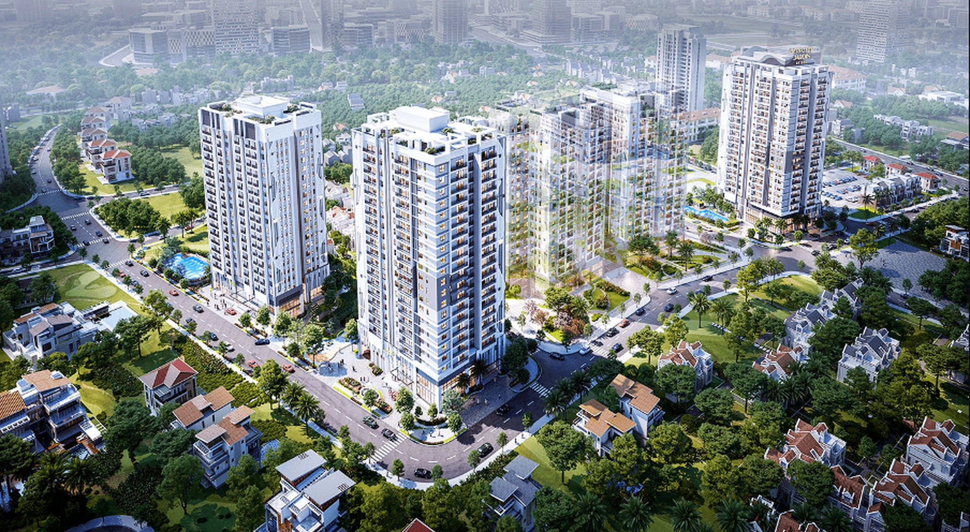 Căn 2PN, 3PN ở chung cư Berriver Long Biên quận Long Biên có diện tích thế nào?