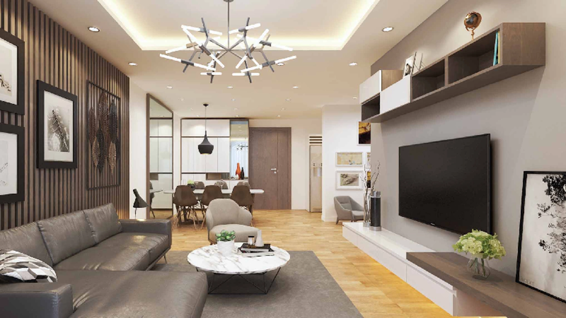 Căn 2PN, 3PN ở chung cư Bohemia Residence quận Thanh Xuân có diện tích thế nào?