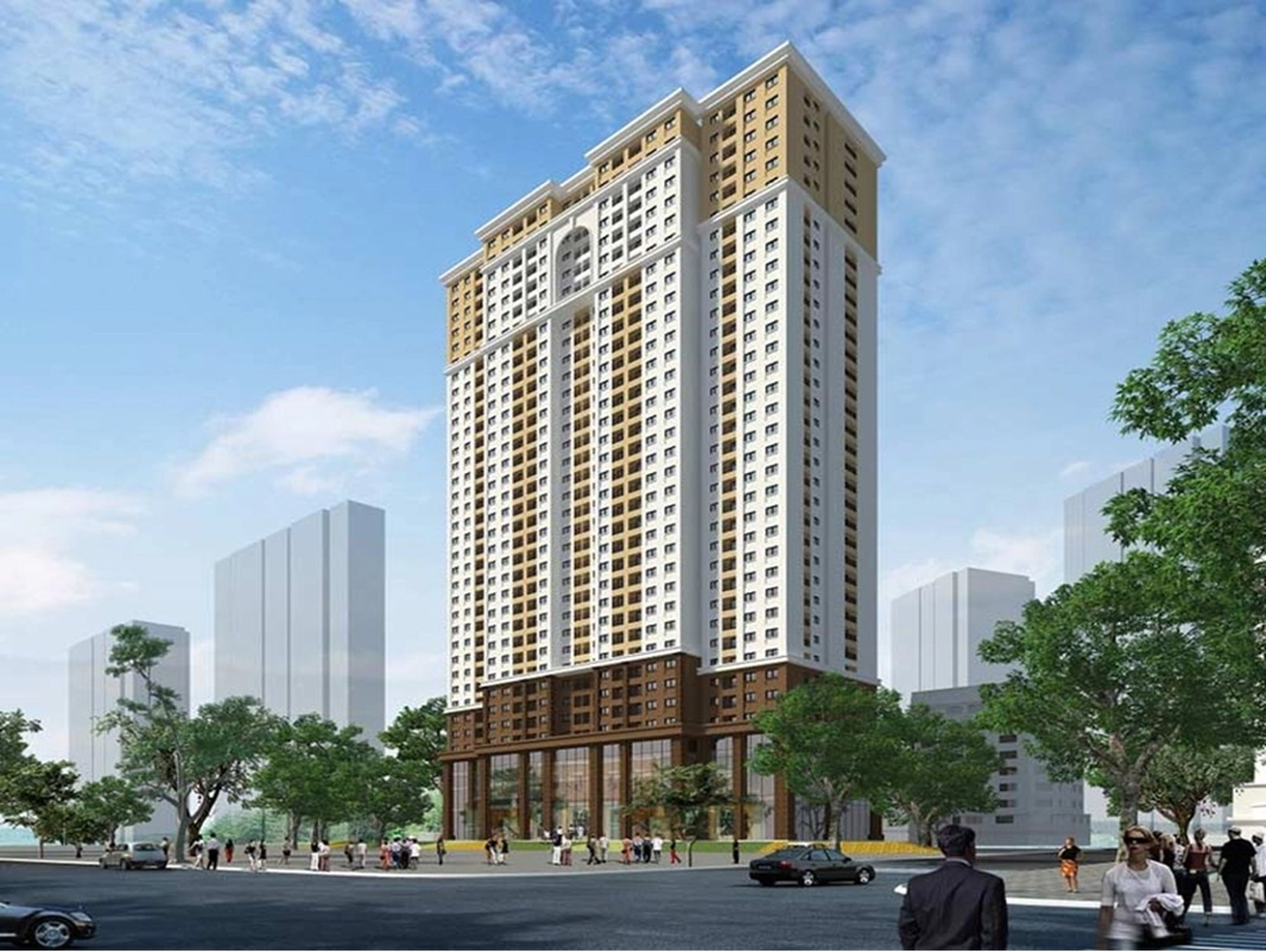 Căn 2PN ở chung cư C13 C14 Bộ Quốc Phòng quận Hoàng Mai có diện tích thế nào?