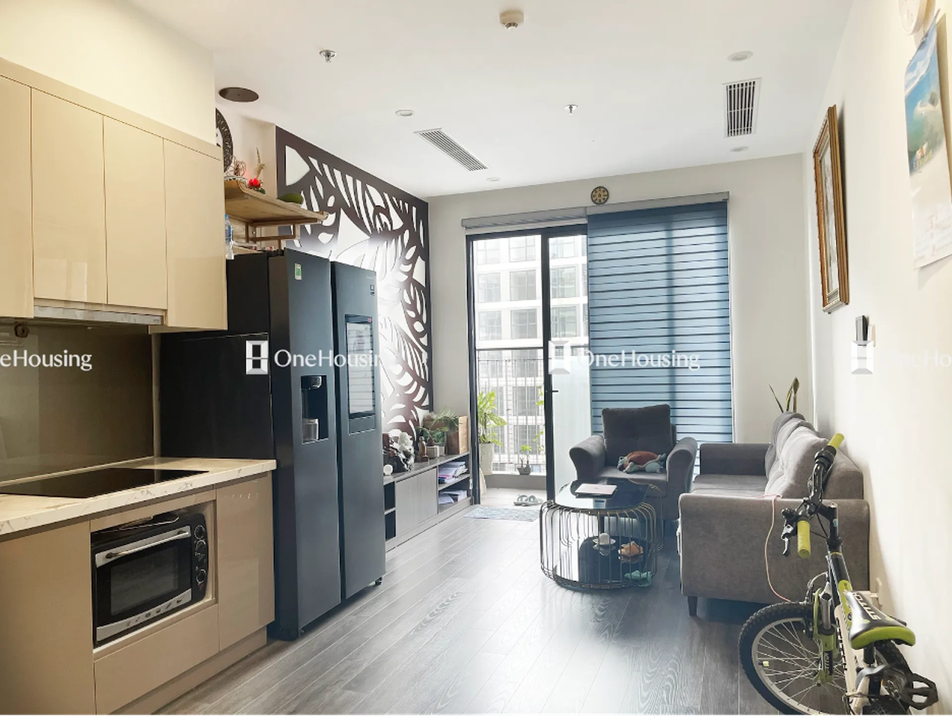 Căn 1PN tòa R1.05 - The Zen Park - Vinhomes Ocean Park Gia Lâm hướng Tây Nam giá bao nhiêu 1m2?