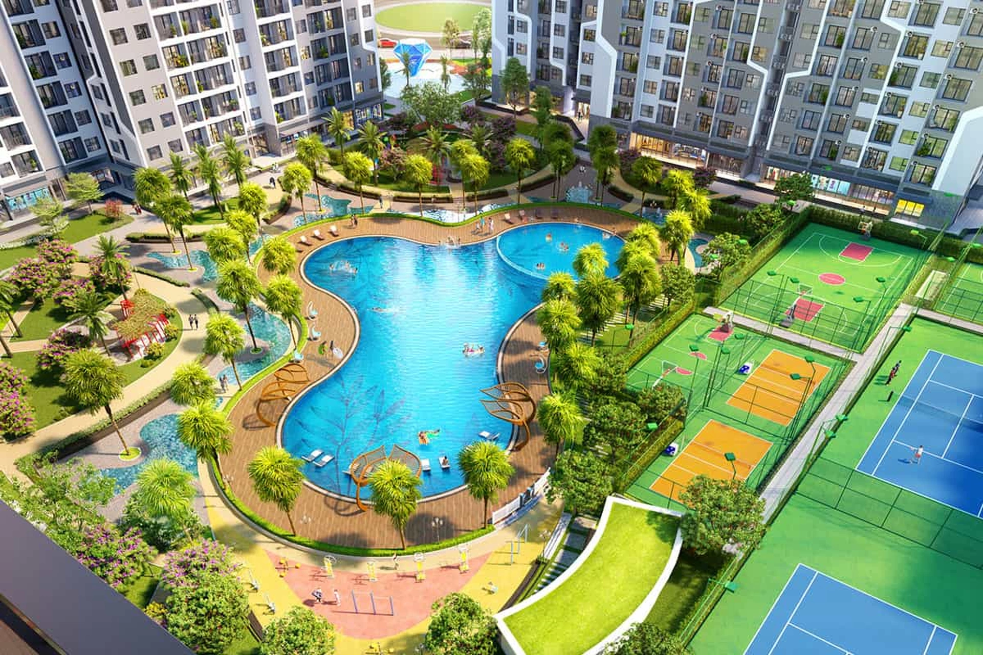 Giá căn hộ 1PN+ tòa GS2 - phân khu The Miami - Vinhomes Smart City hướng Tây Bắc có giá bao nhiêu 1m2?