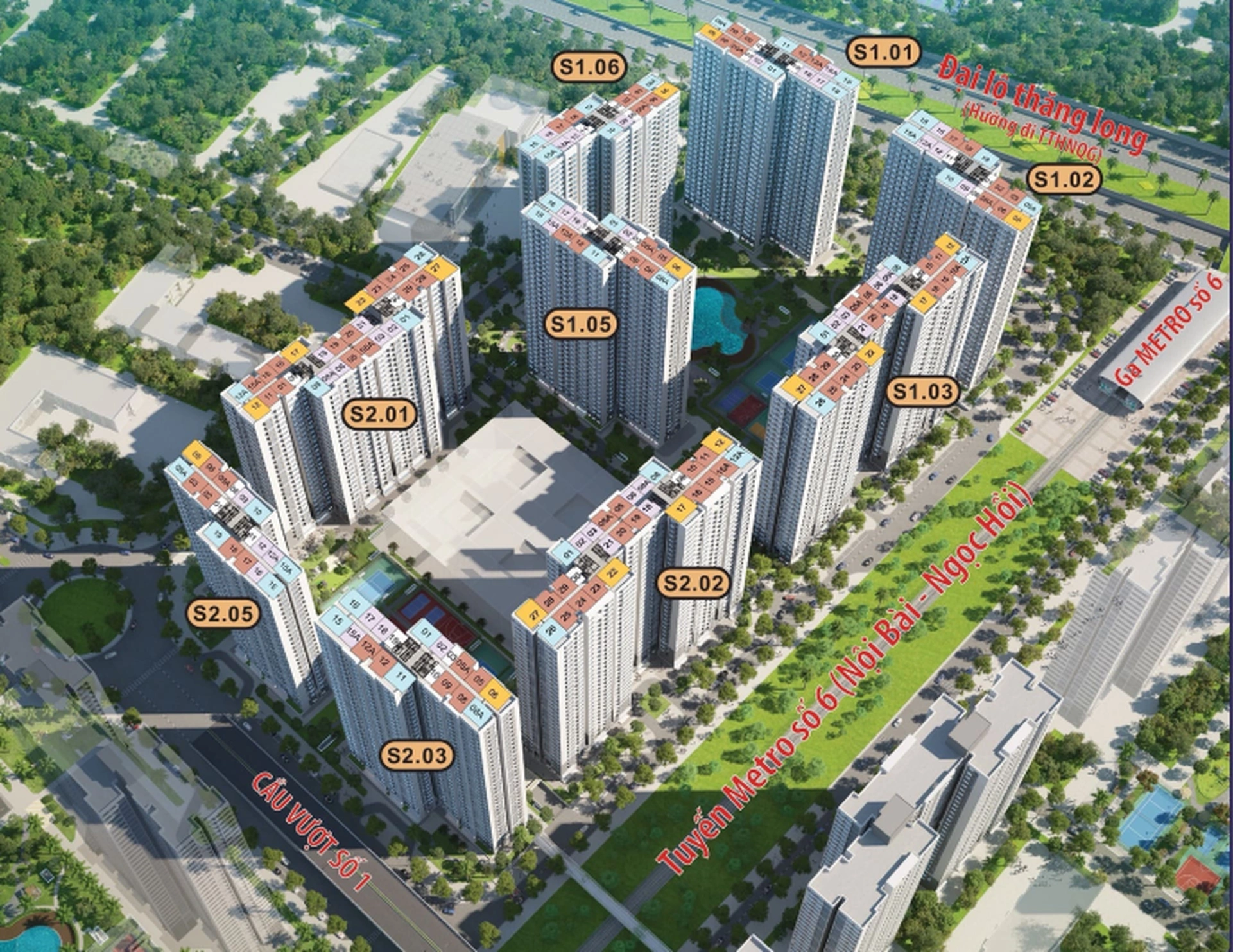 Căn 1PN+ tòa S1.02 - The Sapphire - Vinhomes Smart City hướng Tây Nam có giá bao nhiêu 1m2? 