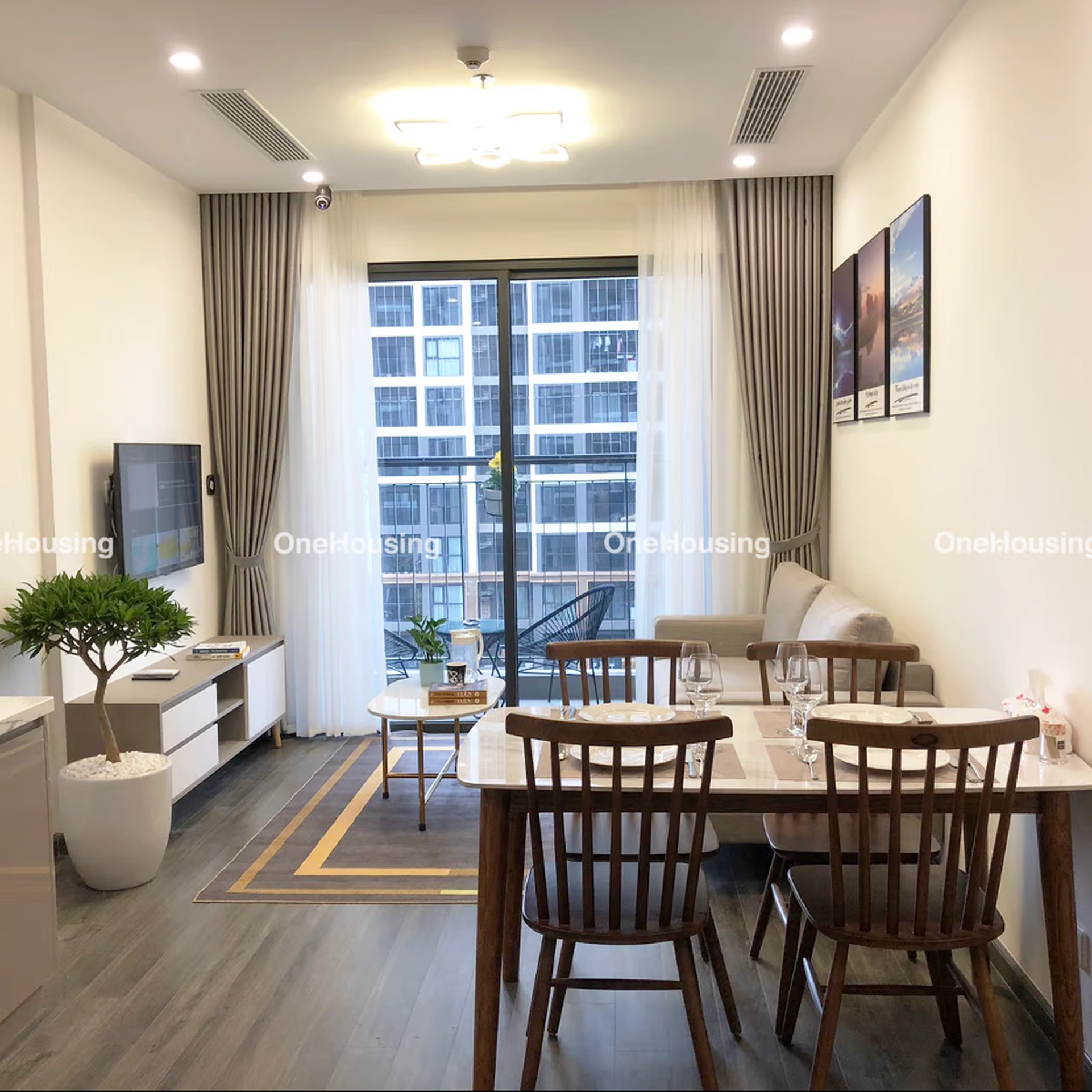 Căn 1PN tòa R1.03 - The Zen Park - Vinhomes Ocean Park Gia Lâm hướng Đông Bắc giá bao nhiêu 1m2?