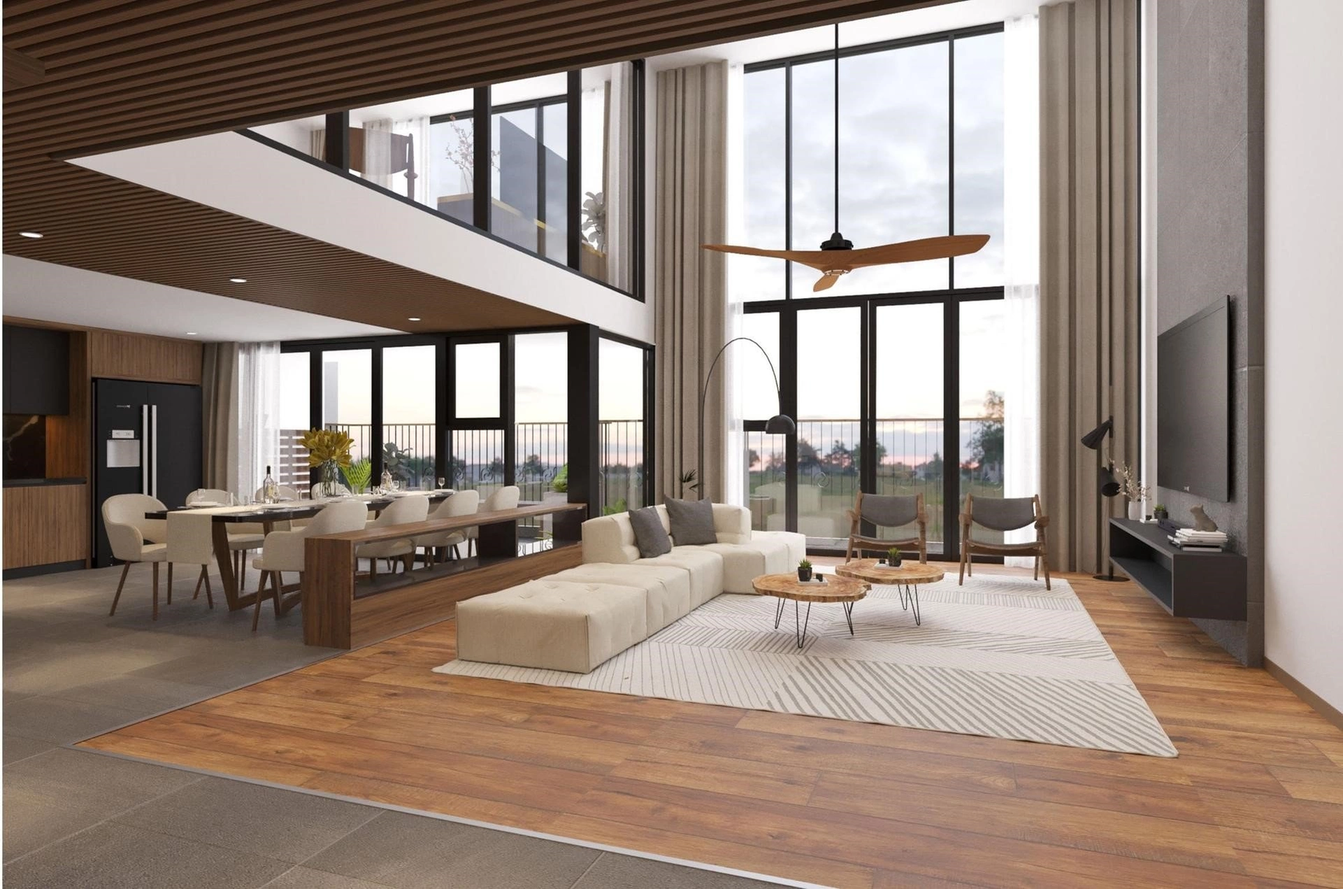 Căn 1PN 3PN chung cư Pent Studio quận Tây Hồ có diện tích bao nhiêu?