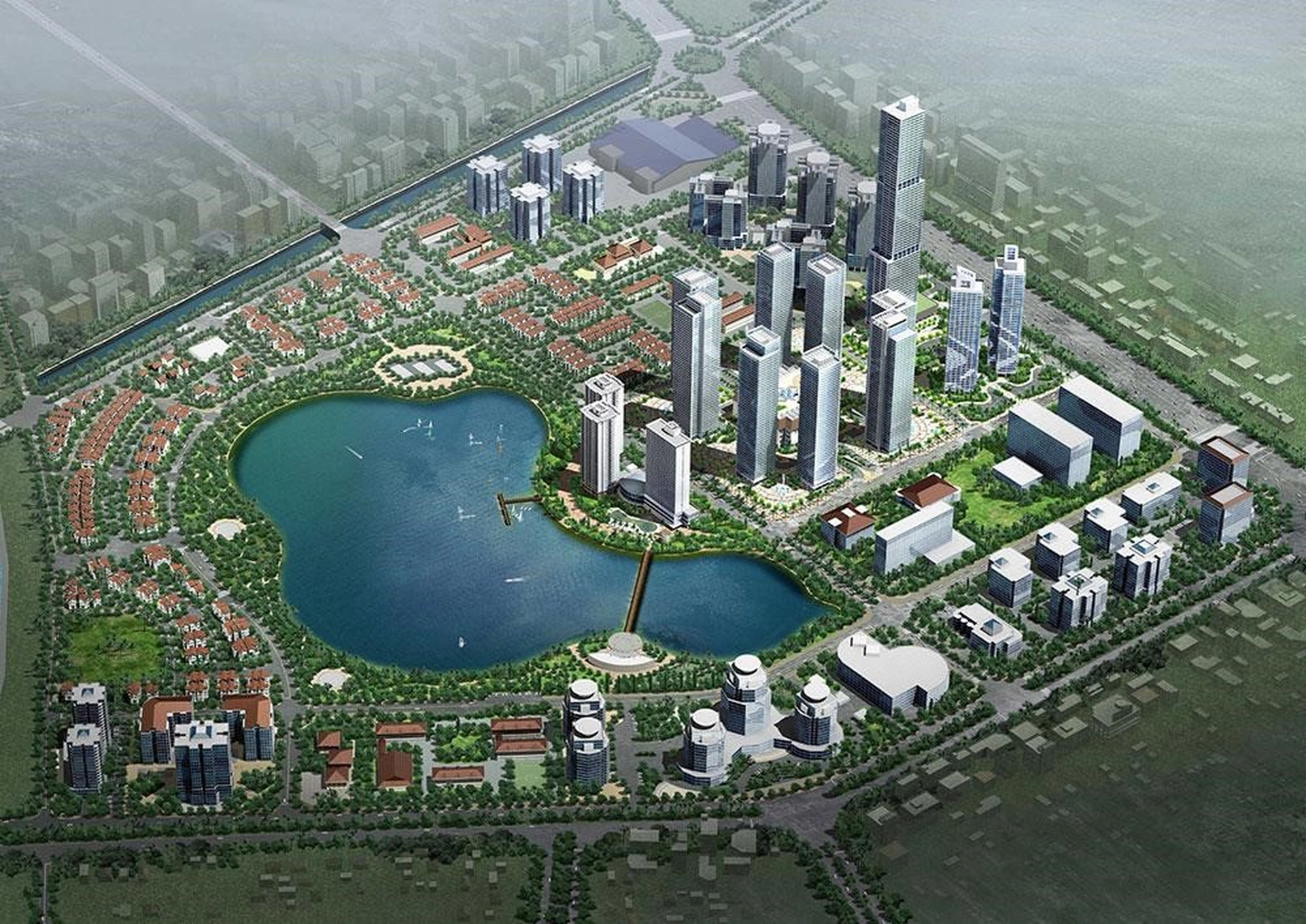 Quy mô và mật độ xây dựng của khu đô thị Thành Phố Giao Lưu quận Bắc Từ Liêm như thế nào? 