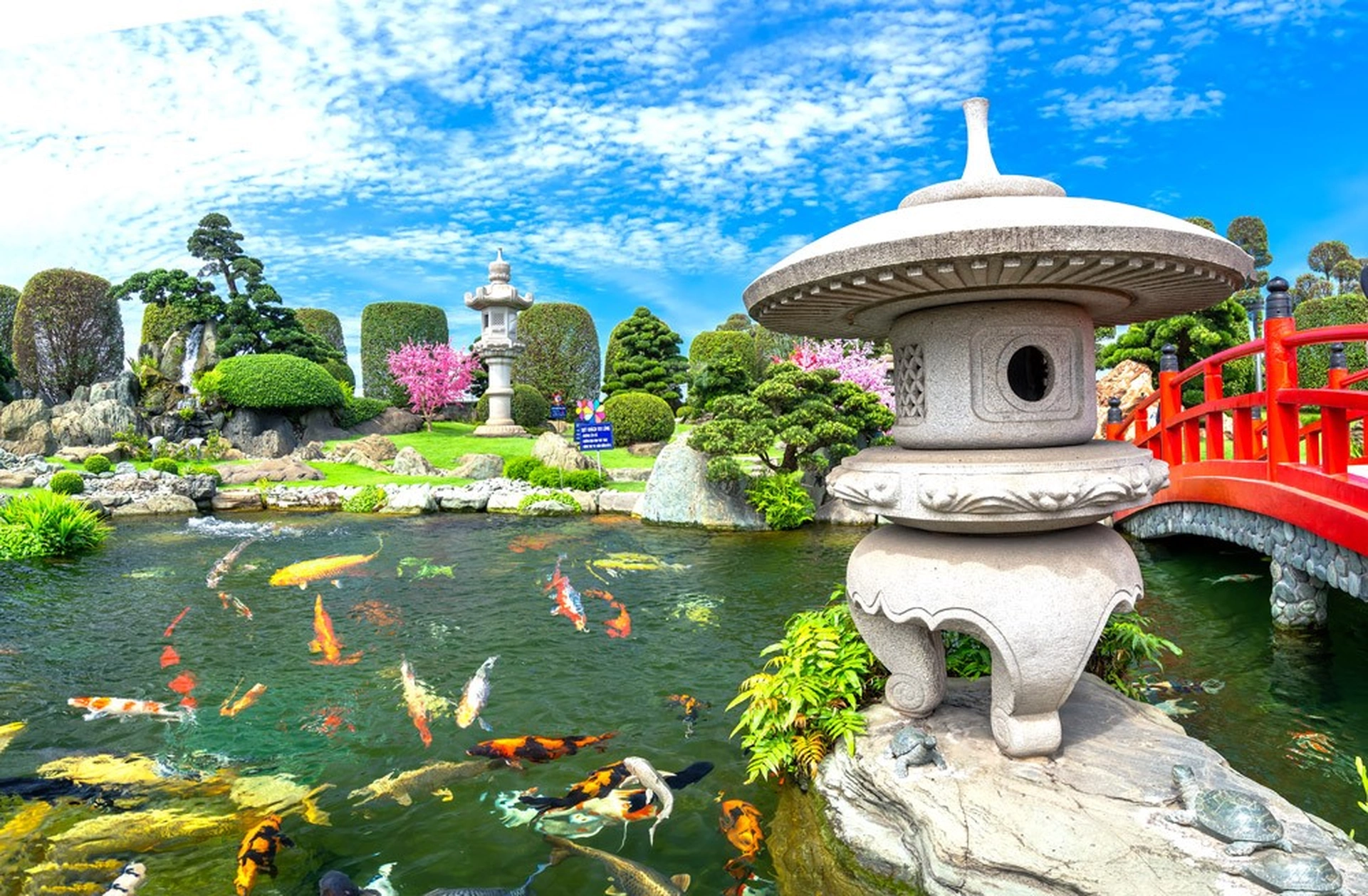 Công viên cá Koi Rin Rin Park gần khu nhà ở xã hội HQC Hóc Môn có gì hấp dẫn? 