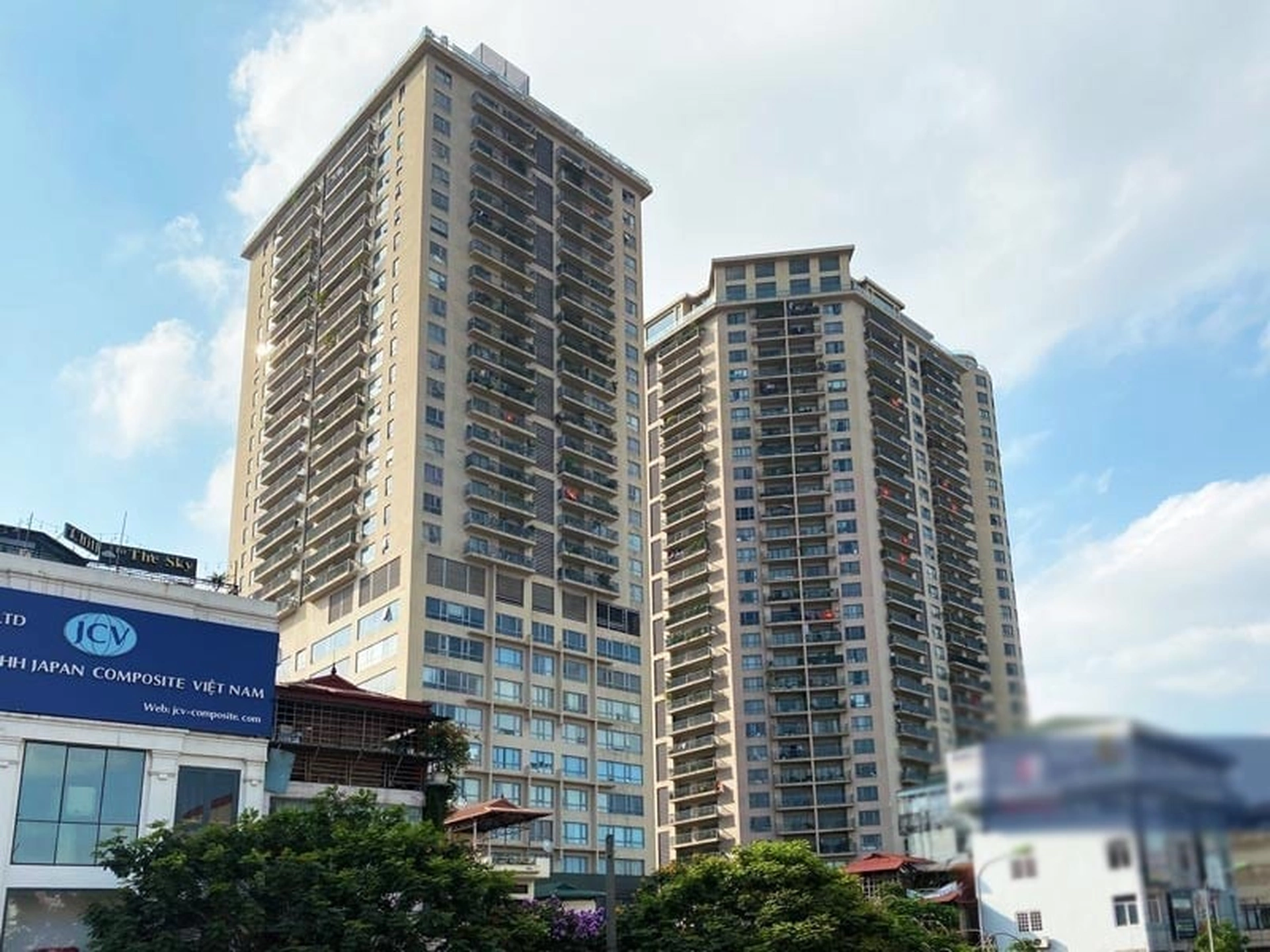Quy mô và mật độ xây dựng chung cư Sky City Tower quận Đống Đa như thế nào?