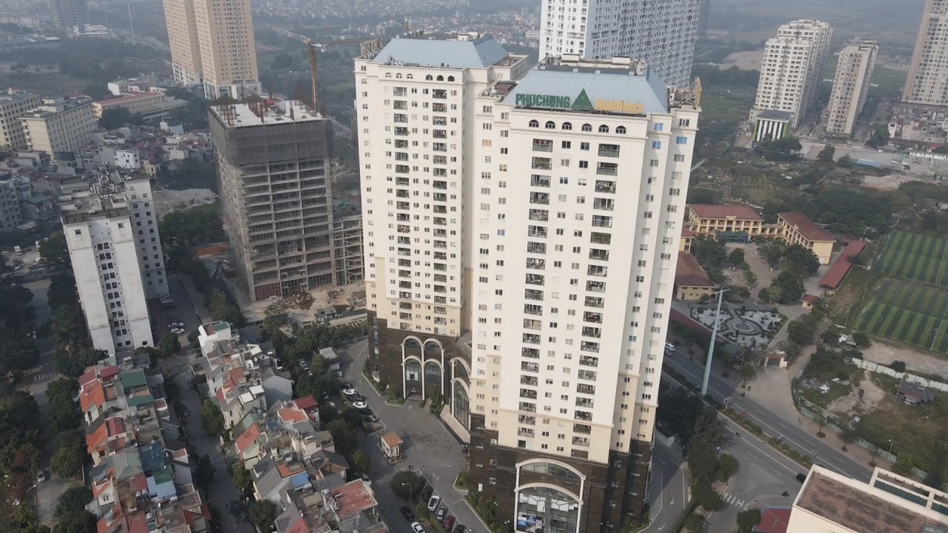 Quy mô và mật độ xây dựng chung cư The Light quận Nam Từ Liêm là bao nhiêu?