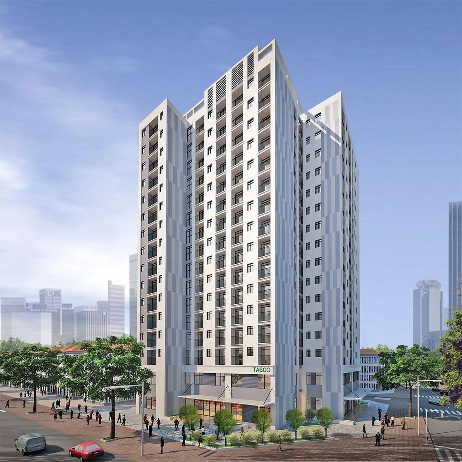 Quy mô và mật độ xây dựng chung cư South Building quận Hoàng Mai như thế nào?