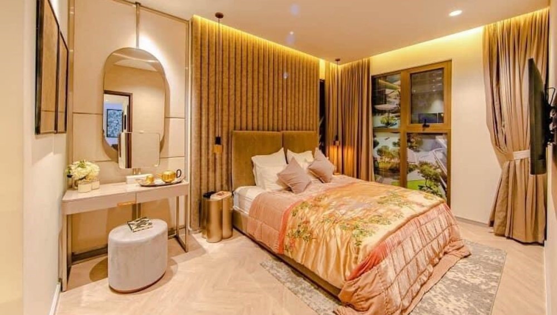 Căn hộ 1 phòng ngủ dự án Masteri Centre Point diện tích bao nhiêu m2?
