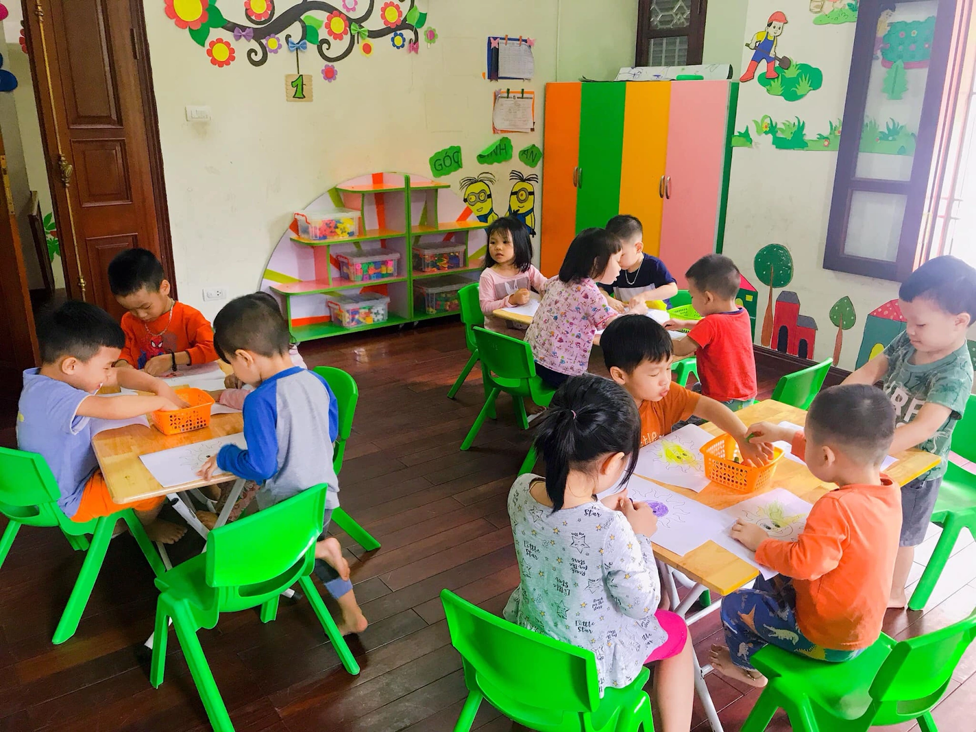 Gần chung cư VP3 Linh Đàm quận Hoàng Mai có các trường mầm non nào?
