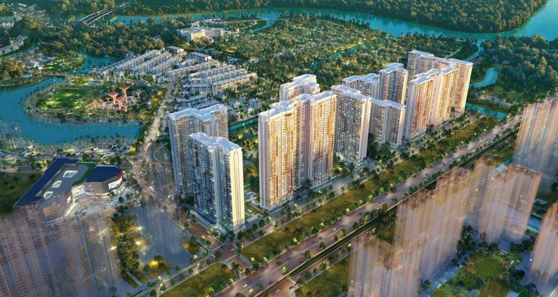 Căn Duplex tầng 1 tòa A dự án Masteri Centre Point có diện tích tim tường, diện tích thông thủy là bao nhiêu?