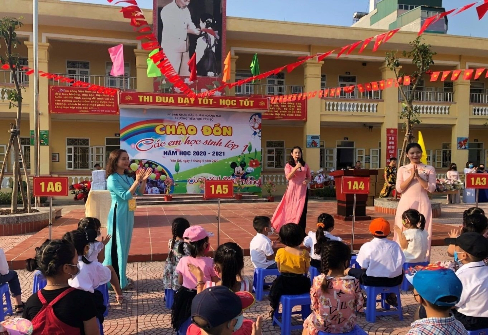 Gần chung cư Hateco Hoàng Mai có trường tiểu học nào không?