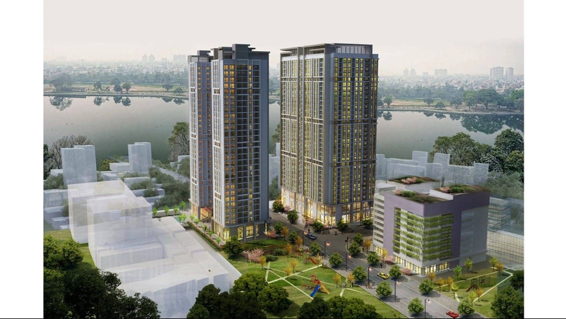 Gần chung cư Eco Lake View quận Hoàng Mai có các trường tiểu học nào?