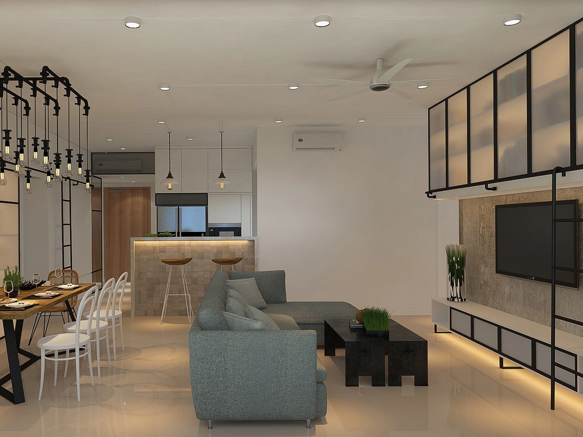 Gợi ý cách thiết kế nội thất chung cư 100m2 có 3 phòng ngủ