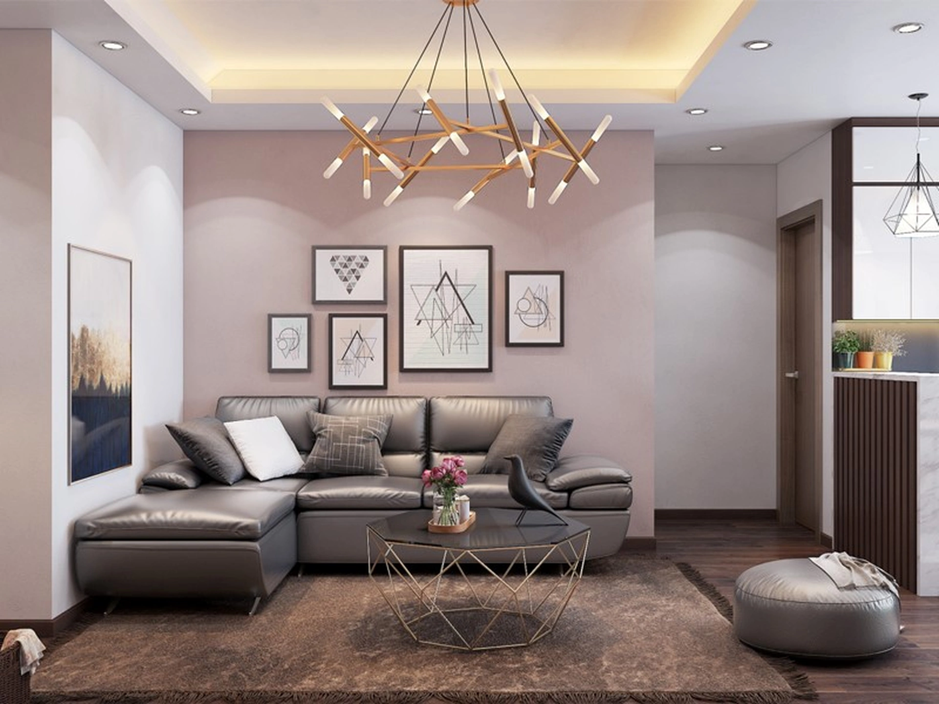 Gợi ý cách thiết kế nội thất chung cư 70m2 theo phong cách hiện đại