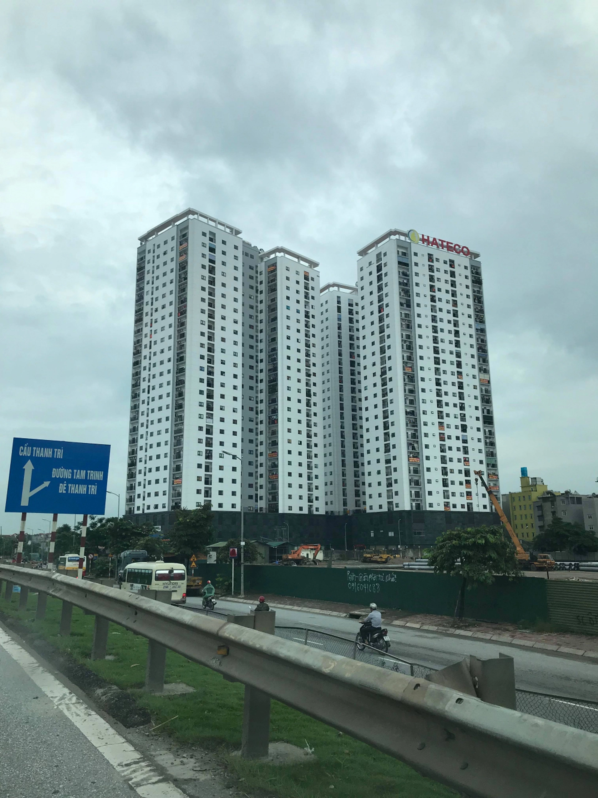 Chung cư Hateco Hoàng Mai quận Hoàng Mai có địa chỉ cụ thể ở đâu?