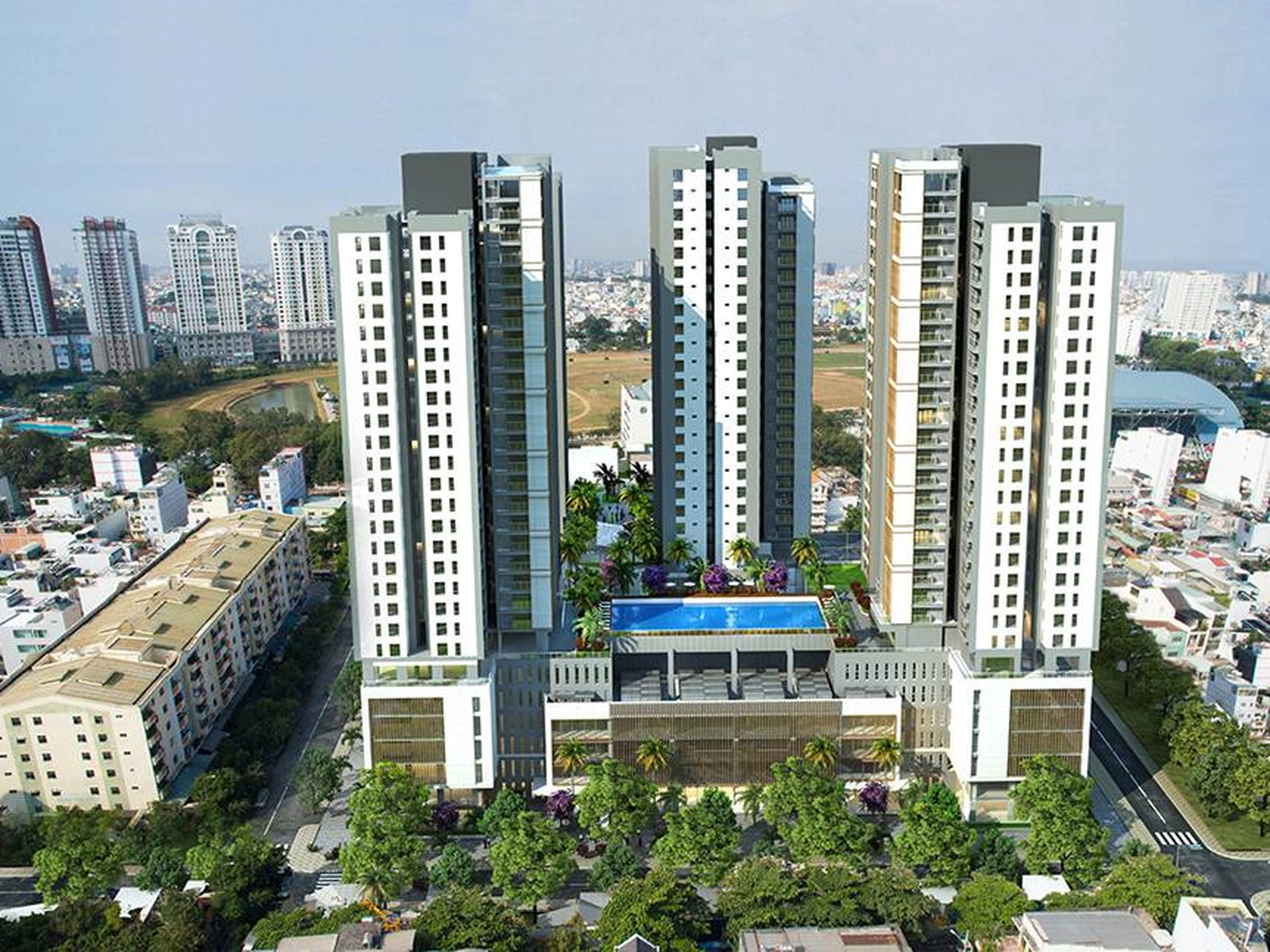 Có đủ chỗ đậu ôtô và xe máy chung cư Xi Grand Court Quận 10 không?