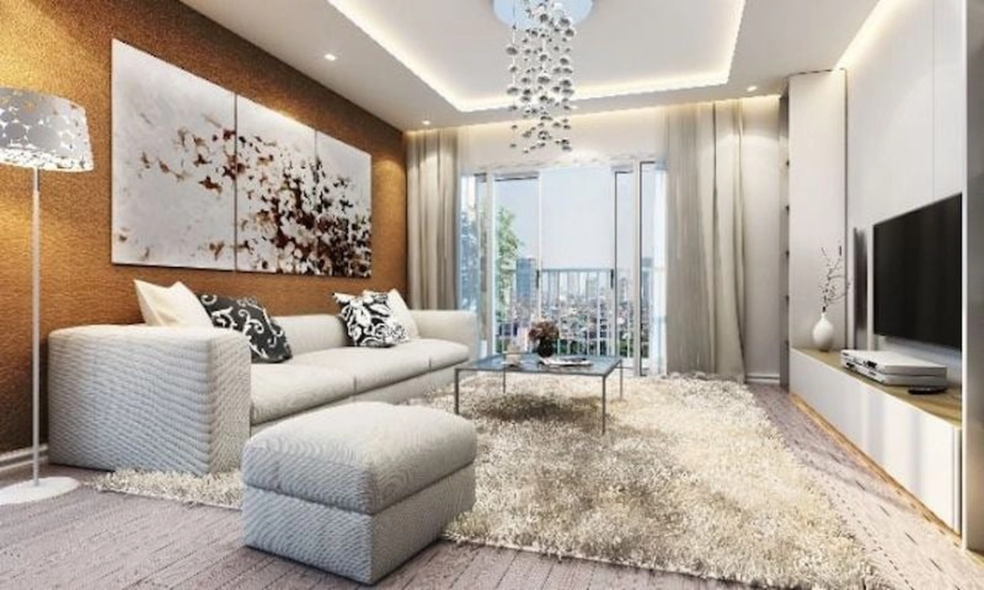 Diện tích tim tường, diện tích thông thủy căn hộ 3 phòng ngủ tòa P12 Vinhomes Times City