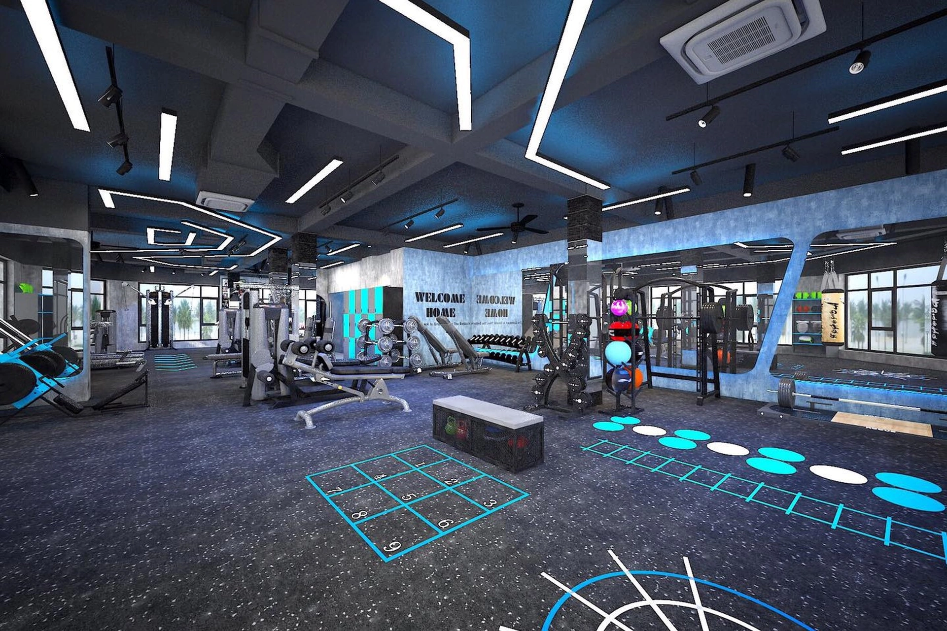 Top các phòng gym Vinhomes Ocean Park với không gian luyện tập đẳng cấp