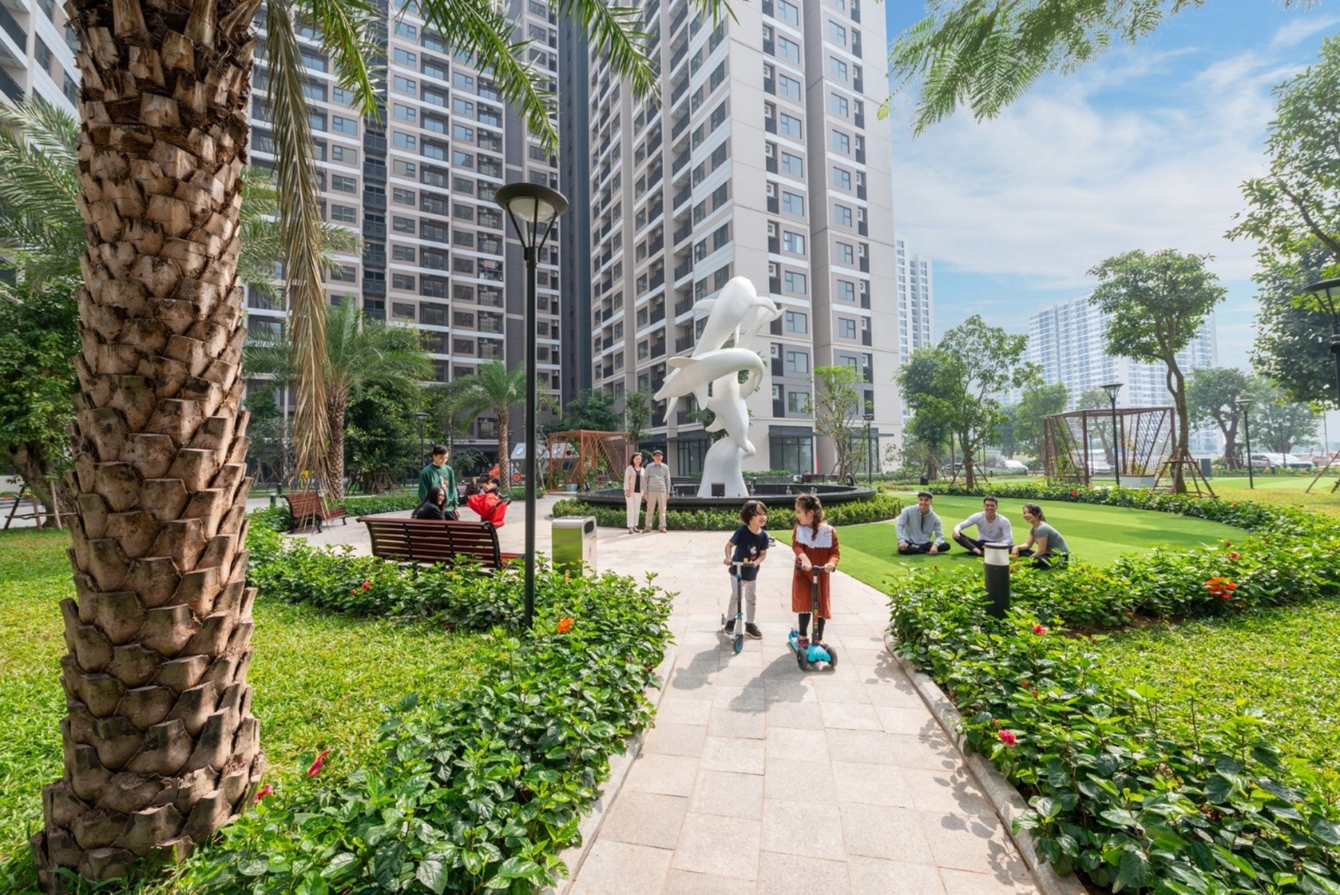 Giá cho thuê căn hộ 1 phòng ngủ ở Vinhomes Ocean Park Gia Lâm mới nhất