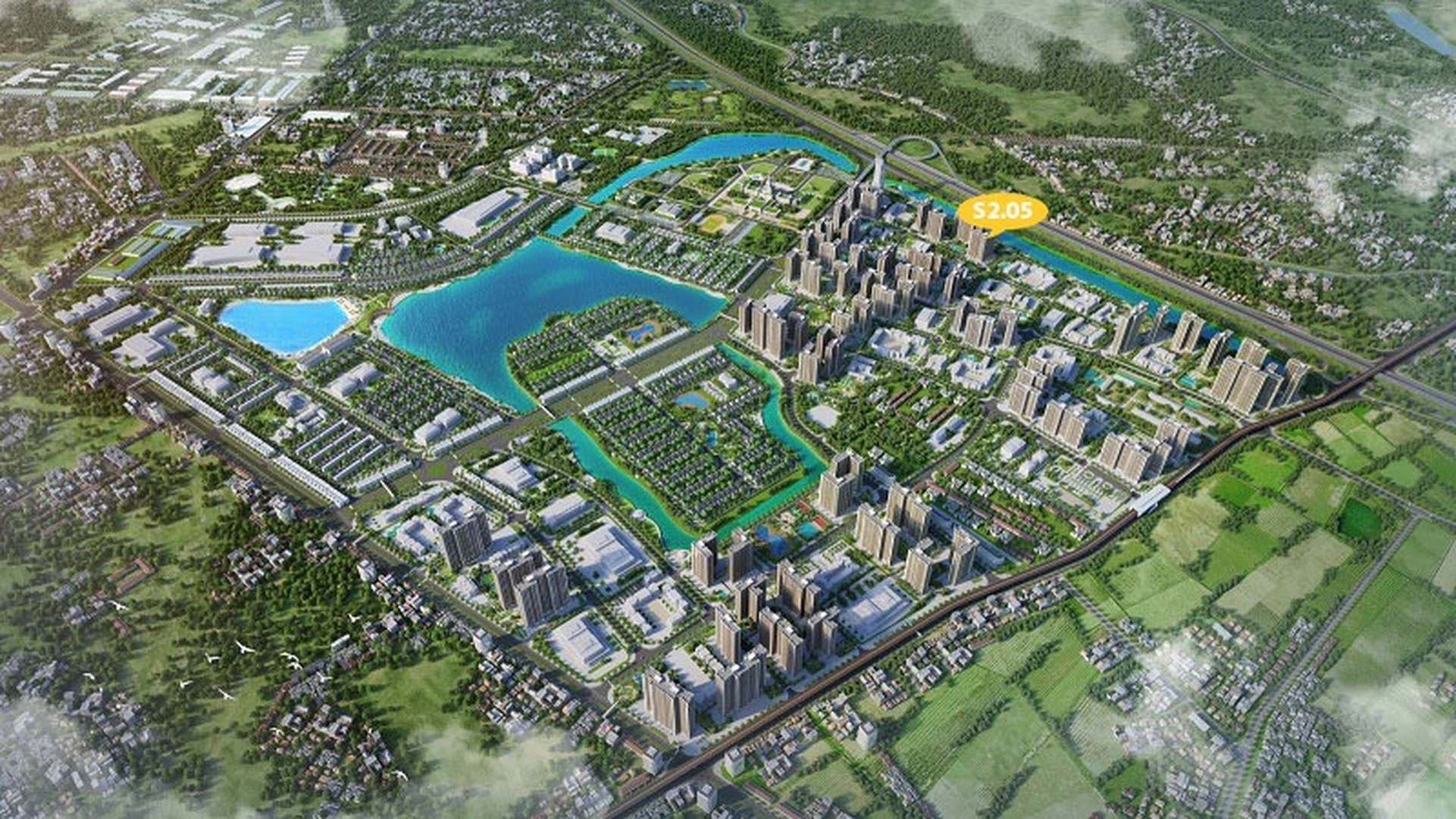 Tòa S2.05 Vinhomes Ocean Park Gia Lâm có bao nhiêu căn góc?