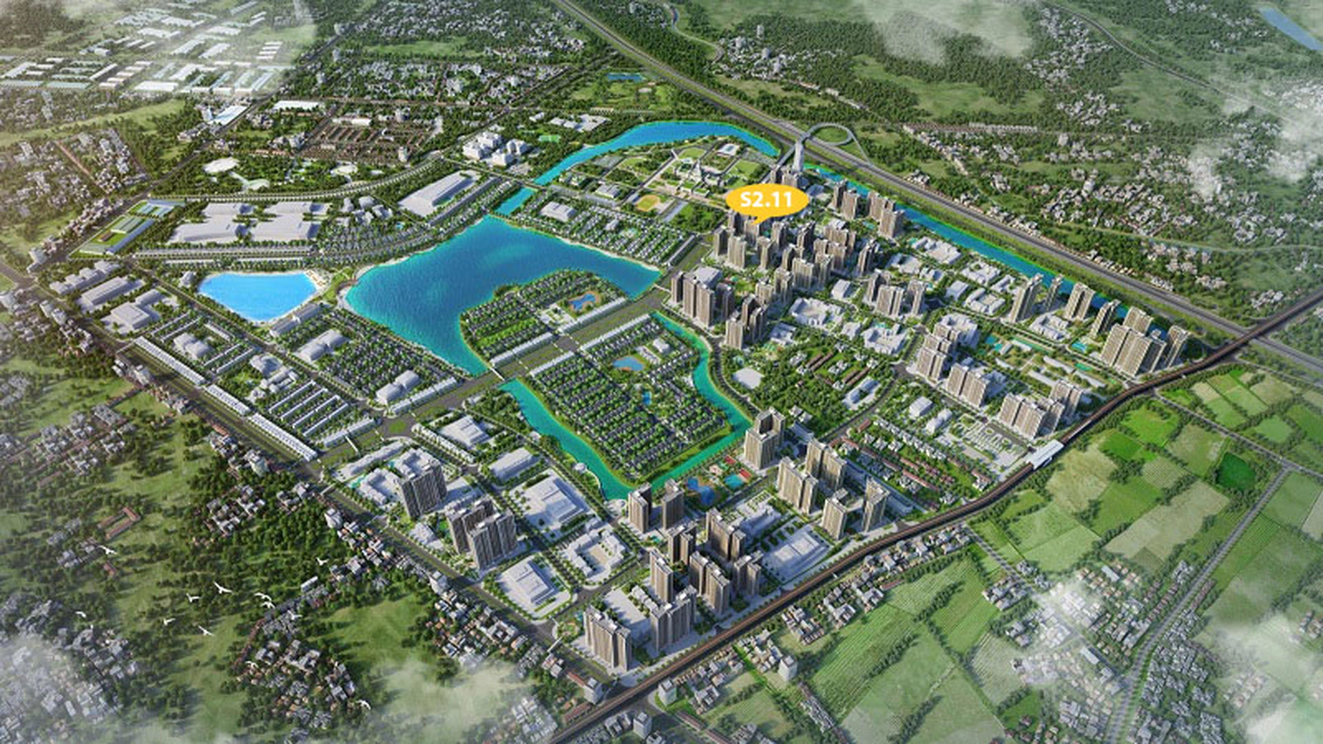 Tòa S2.11 Vinhomes Ocean Park Gia Lâm có bao nhiêu căn góc?