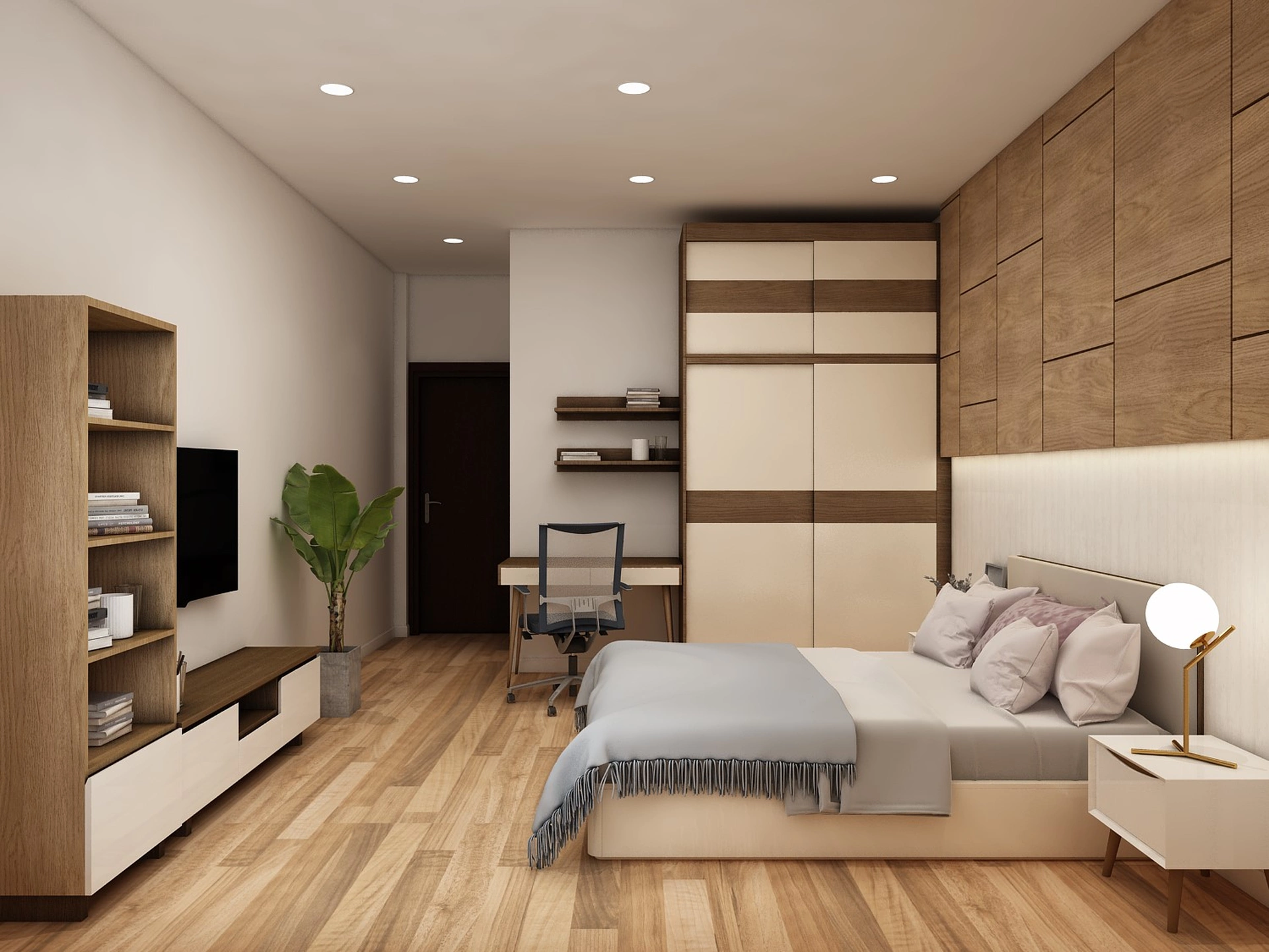 Mẹo bố trí phong thủy phòng ngủ nhà chung cư hút may mắn