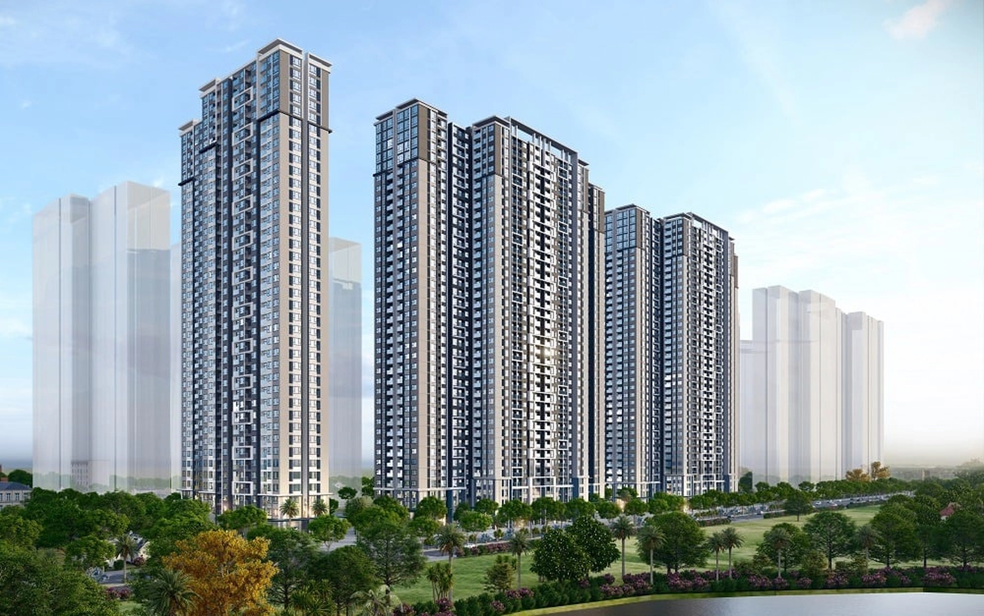 Căn hộ 2PN thuộc toà West B dự án Masteri West Heights đang có mức giá bán là bao nhiêu?