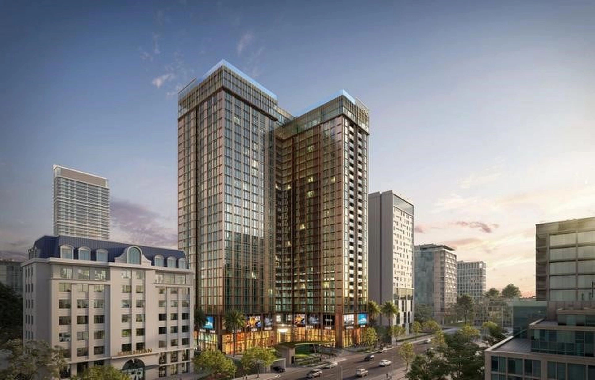 Chung cư cao cấp nào gần trường Đại học Phương Đông quận Cầu Giấy?