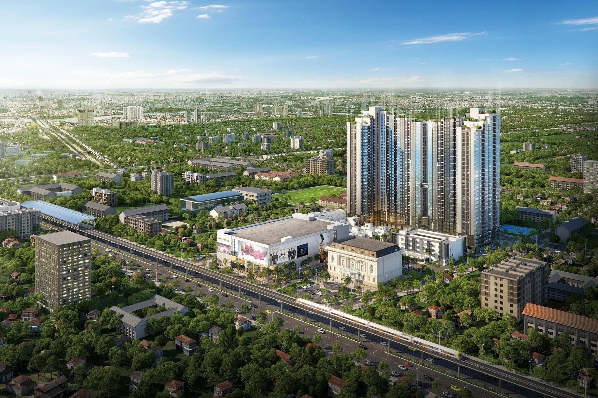 Gần trường Đại học Lao động Xã hội có các chung cư nào đang bán căn hộ 2 phòng ngủ?