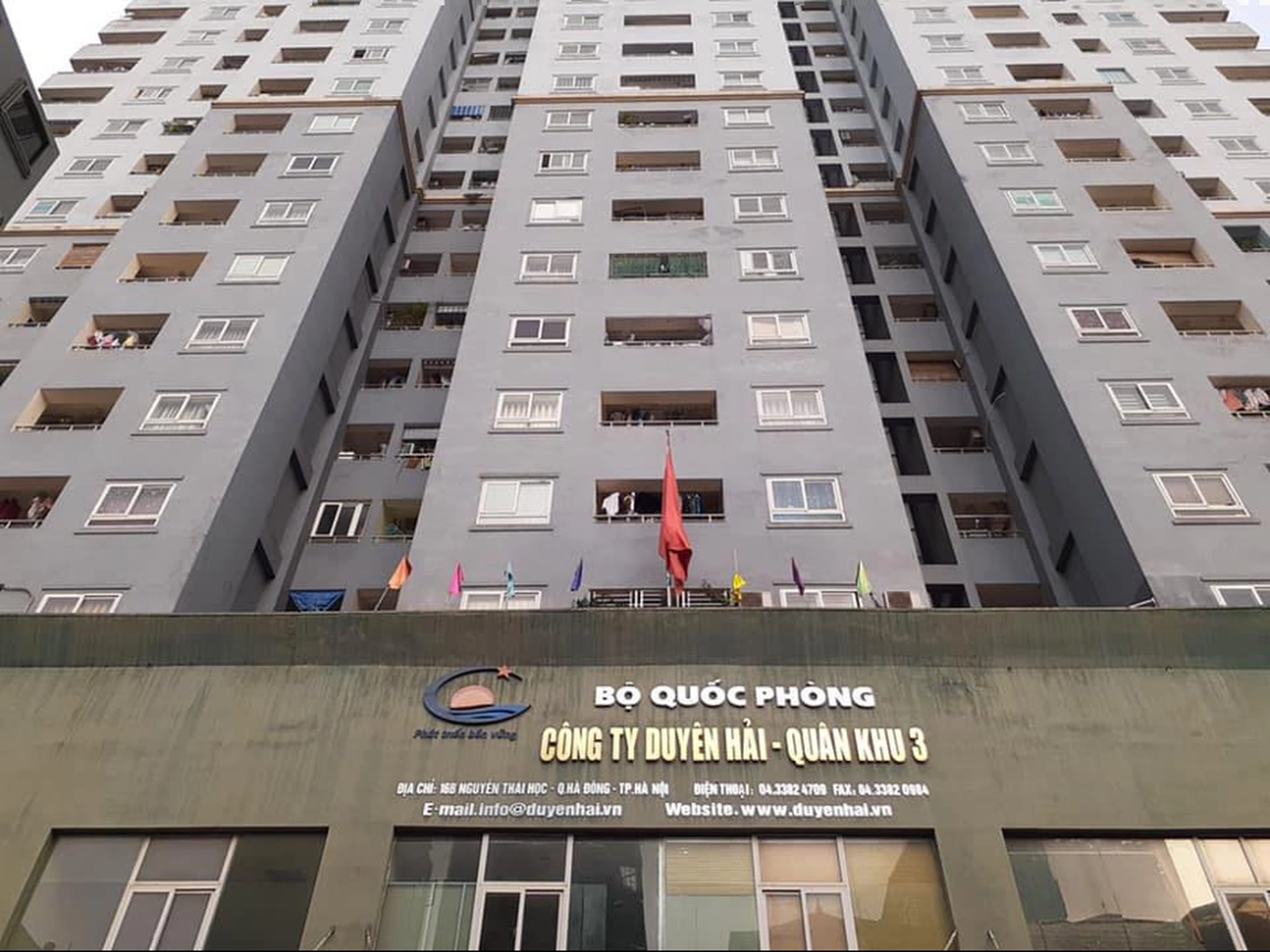Căn 2PN, 3PN ở chung cư 16B Nguyễn Thái Học quận Hà Đông có diện tích thế nào?