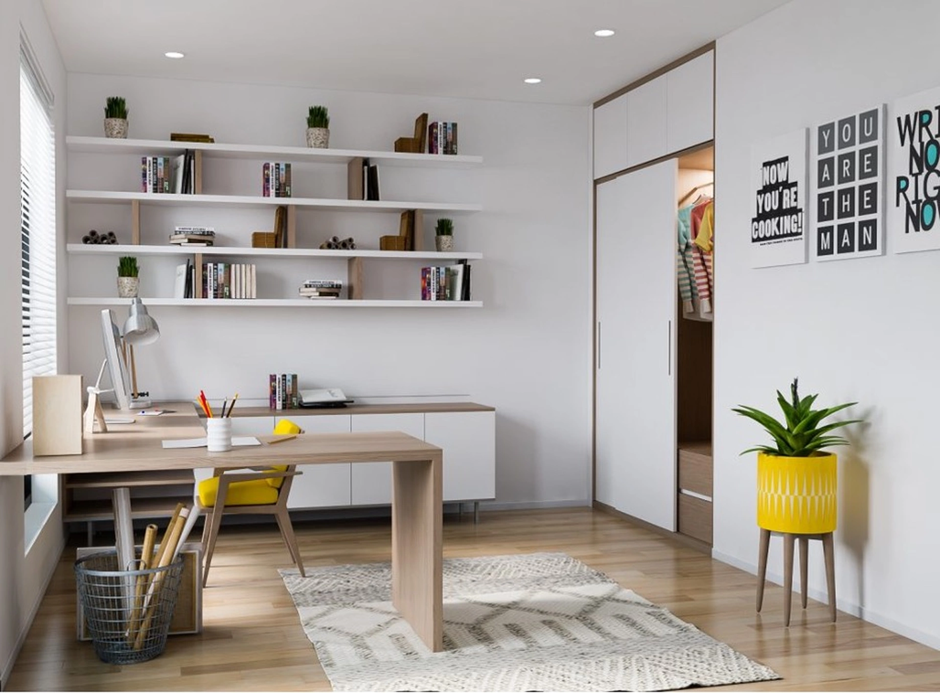 Cách bố trí phòng làm việc tại nhà sao cho hợp phong thủy