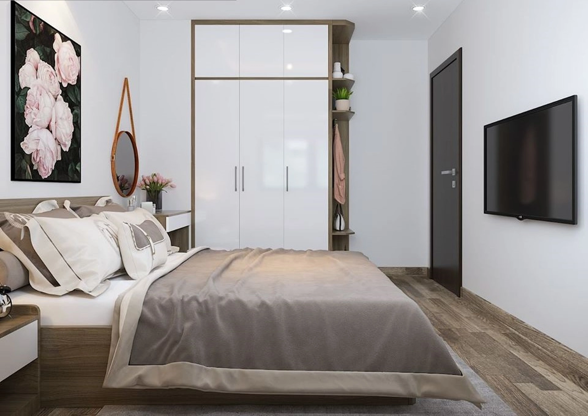 Căn 2PN 3PN ở khu đô thị Vĩnh Hoàng quận Hoàng Mai có diện tích bao nhiêu?